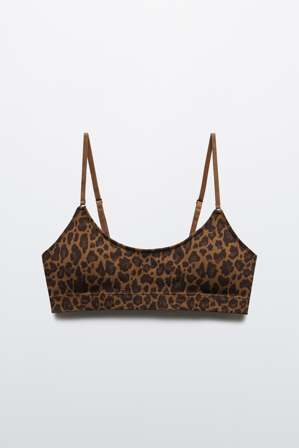 Бюстгальтер-топ с леопардовым принтом - цвет мультиколор - 5