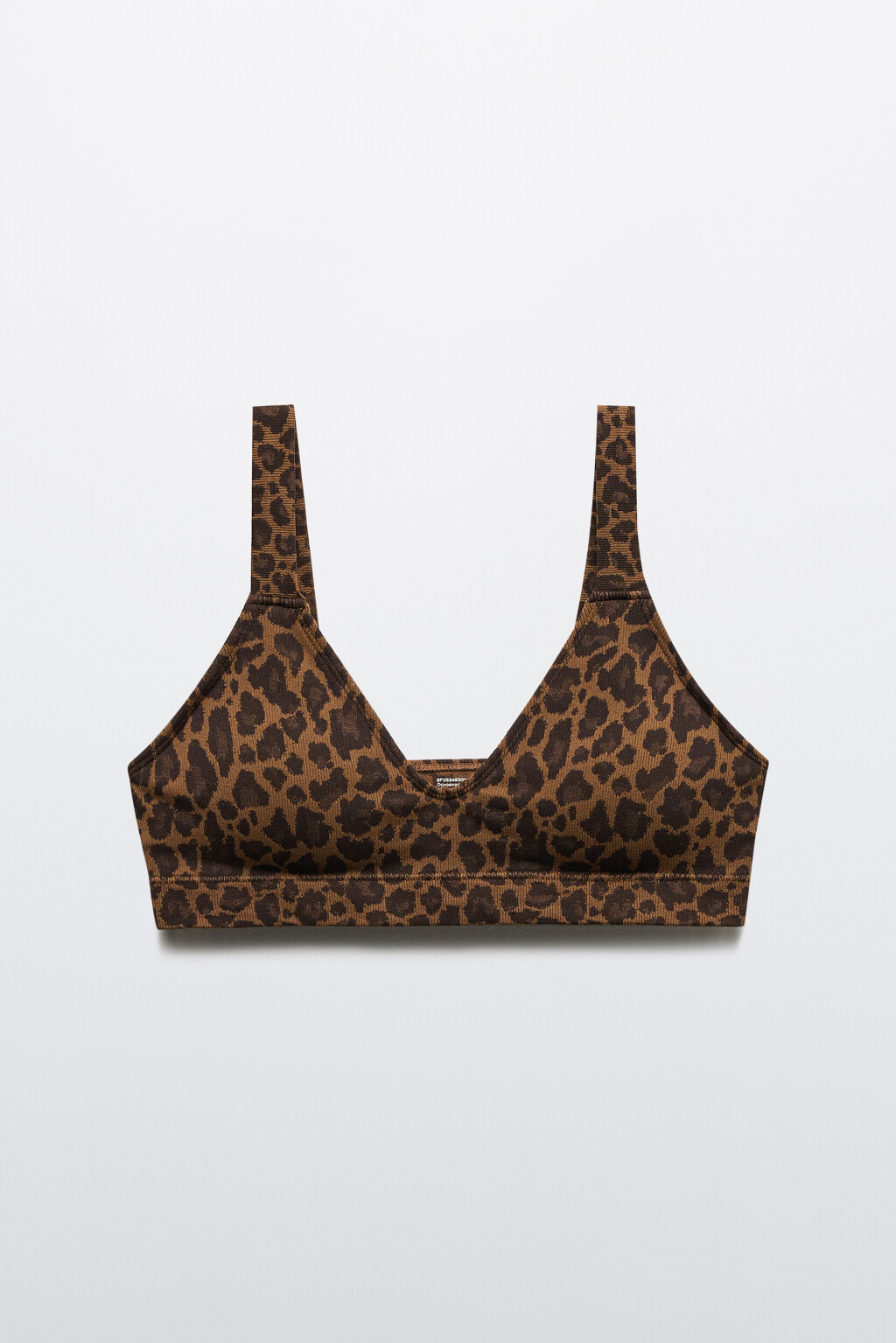 Бюстгальтер-топ с леопардовым принтом - цвет мультиколор - 5