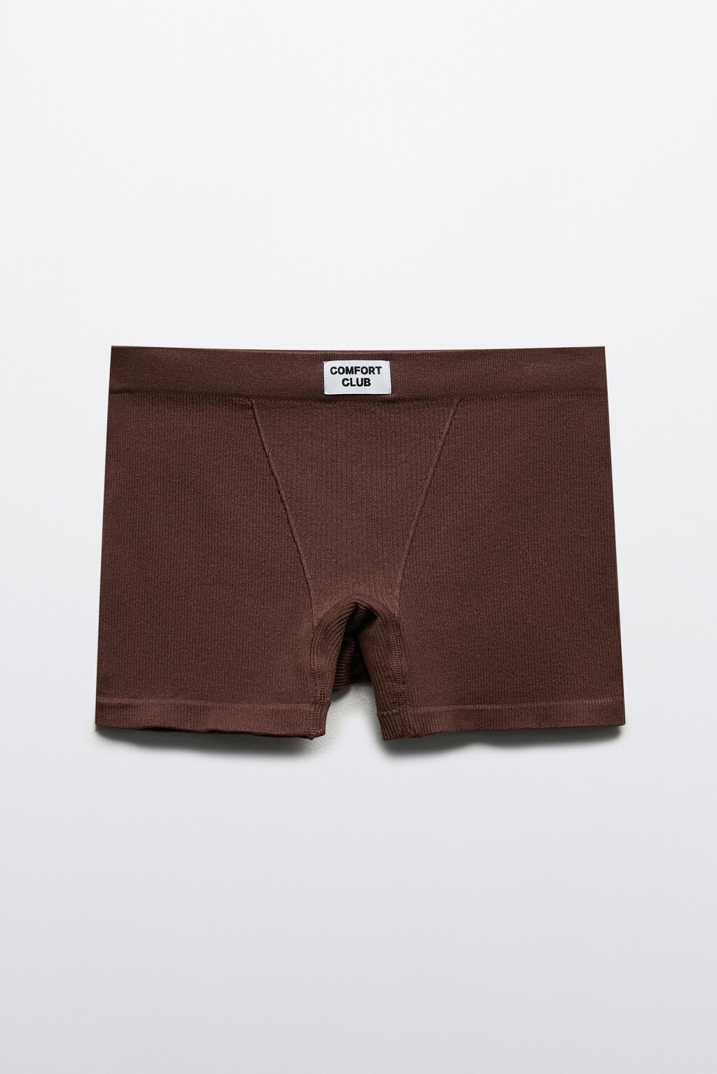 Трусы-боксеры бесшовные с рельефами - цвет коричневый - 5