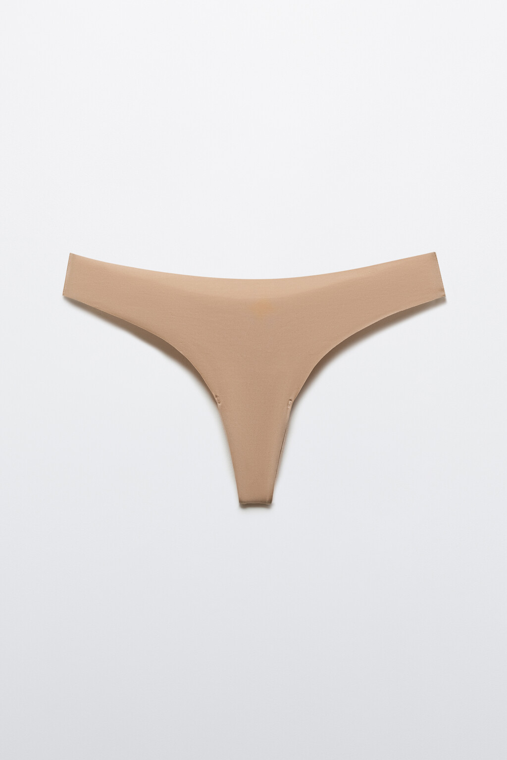Трусы-стринги базовые - цвет бежевый - 5