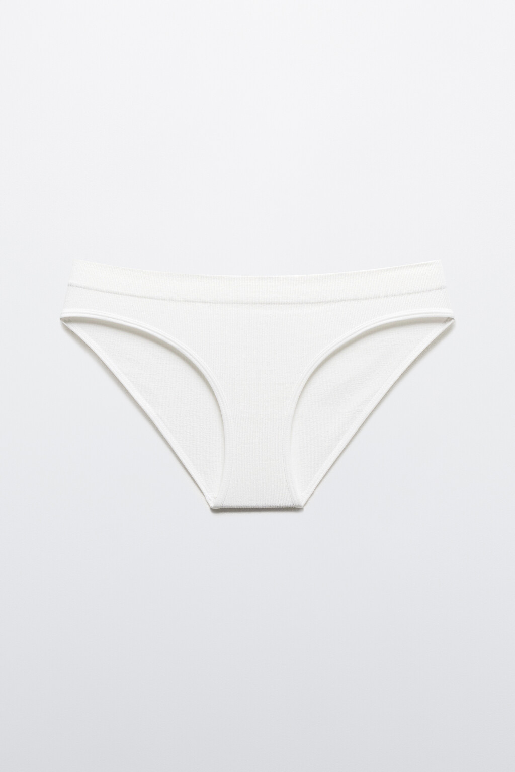 Трусы-слипы бесшовные базовые - цвет белый - 5