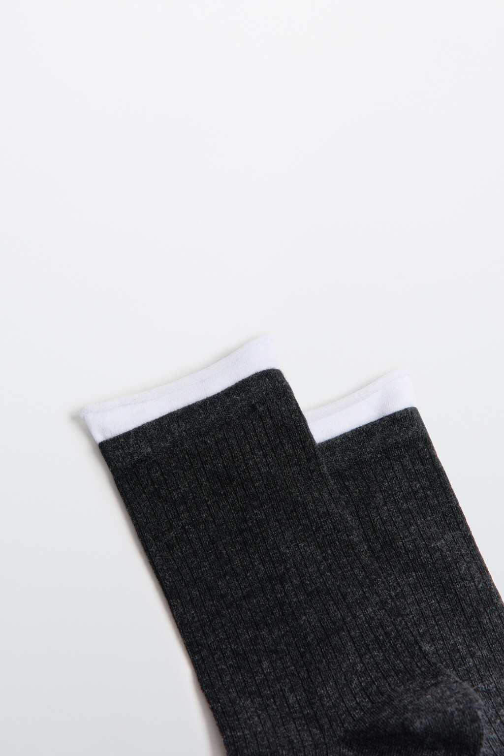 Носки с имитацией второго слоя - цвет серый - 2