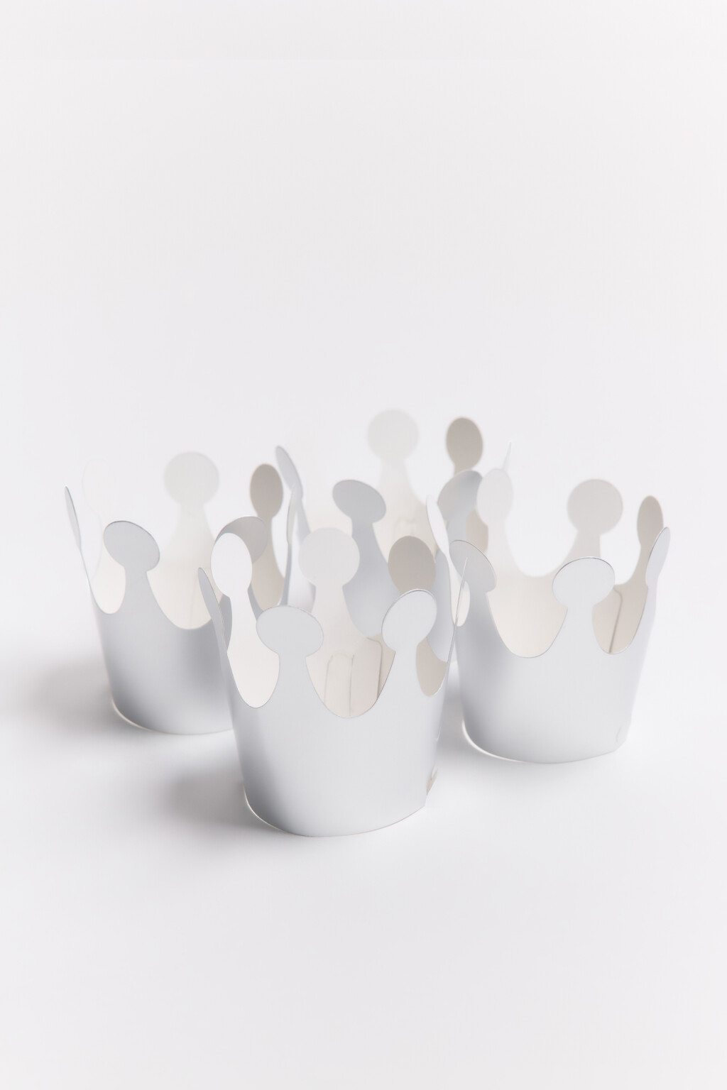 Корона карнавальная (4 штуки) - цвет серый - 2