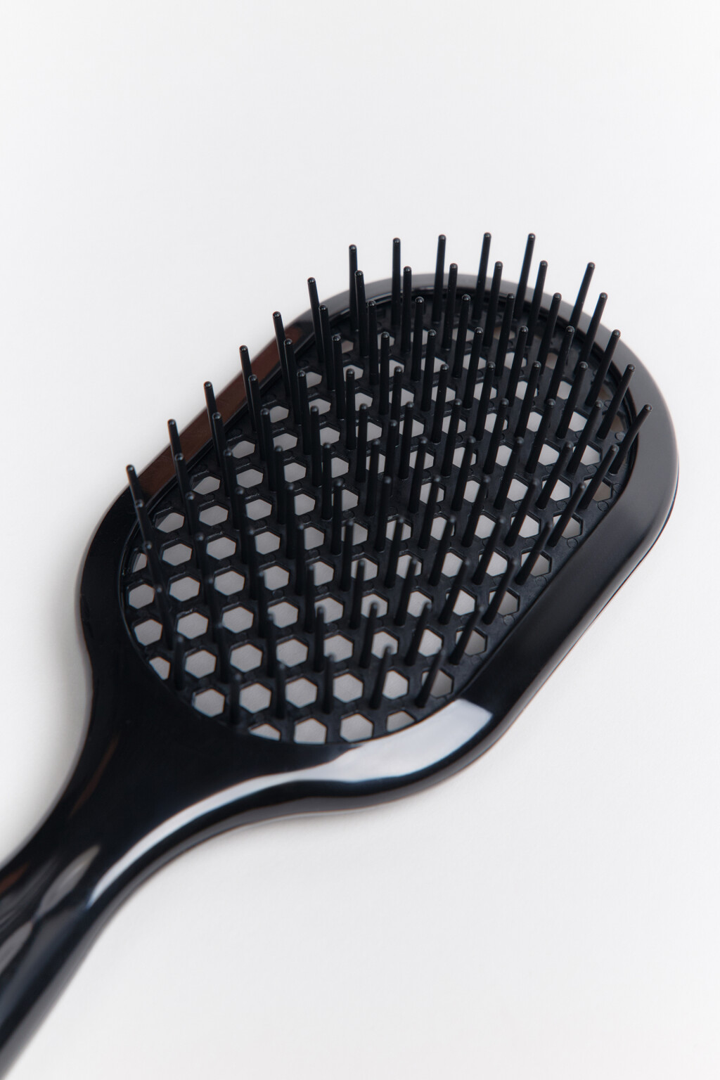 Расческа массажная для мокрых волос - цвет розовый - 2