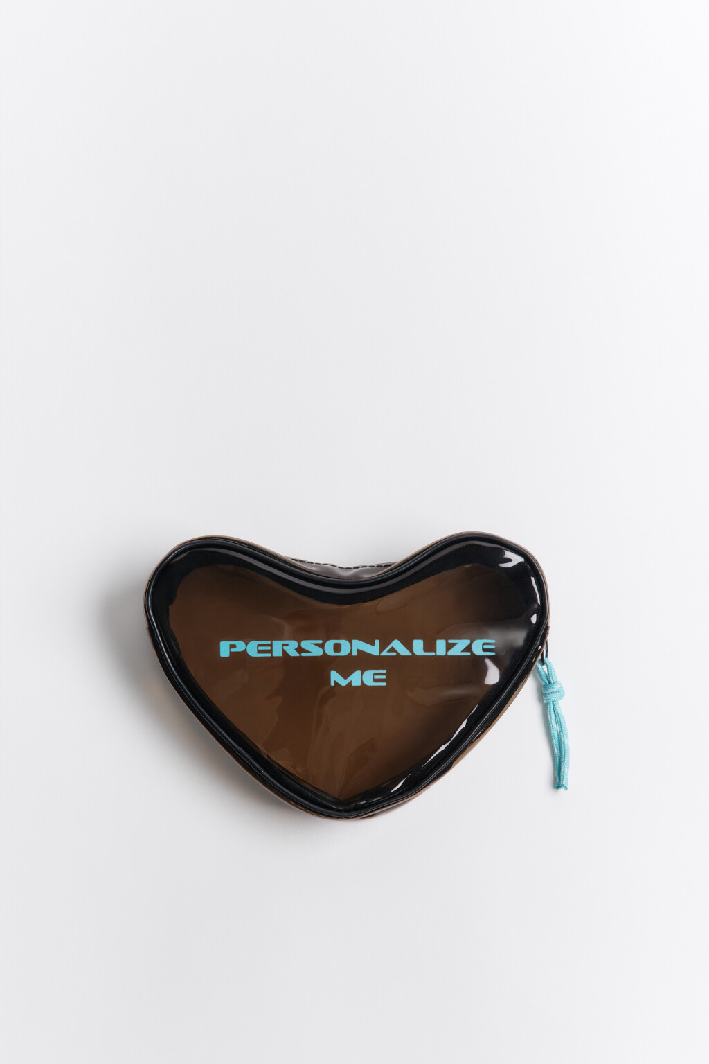 Косметичка в виде прозрачного сердца - цвет мультиколор - 1