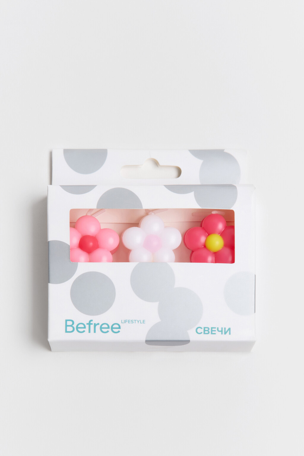 Набор праздничных свечей (6 штук) - цвет мультиколор - 1