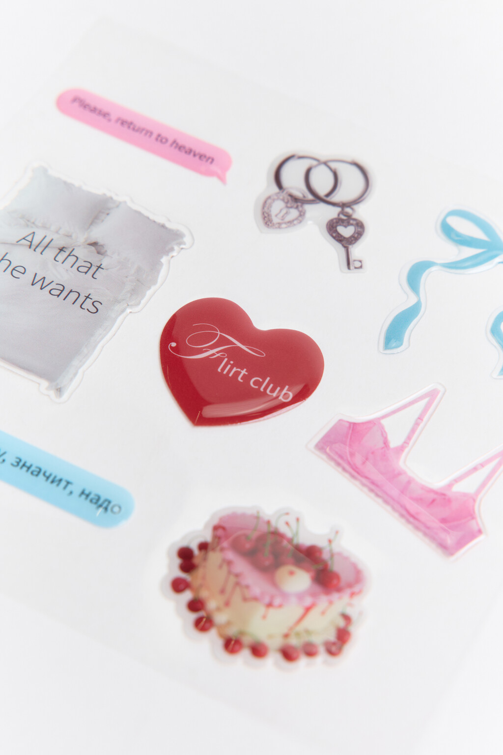 Набор стикеров объемных - цвет мультиколор - 2