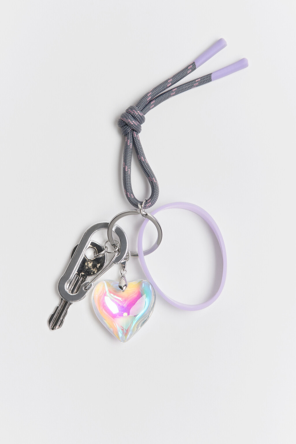 Брелок-обвес с сердечком - цвет мультиколор - 1