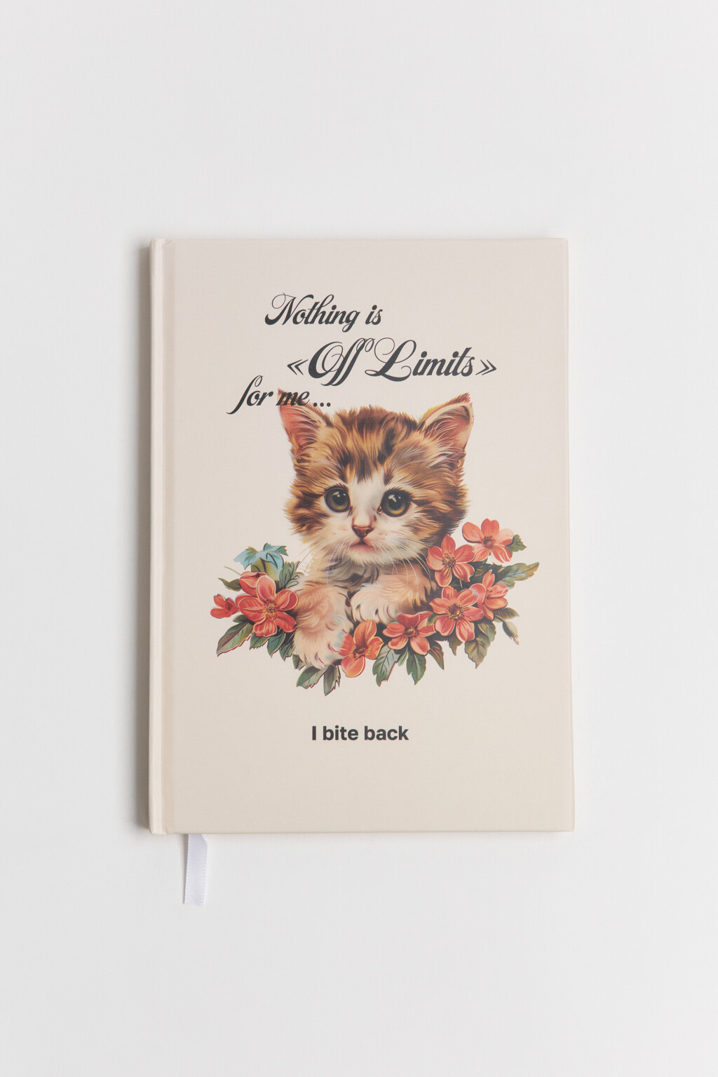 Блокнот с принтом - цвет белый - 1