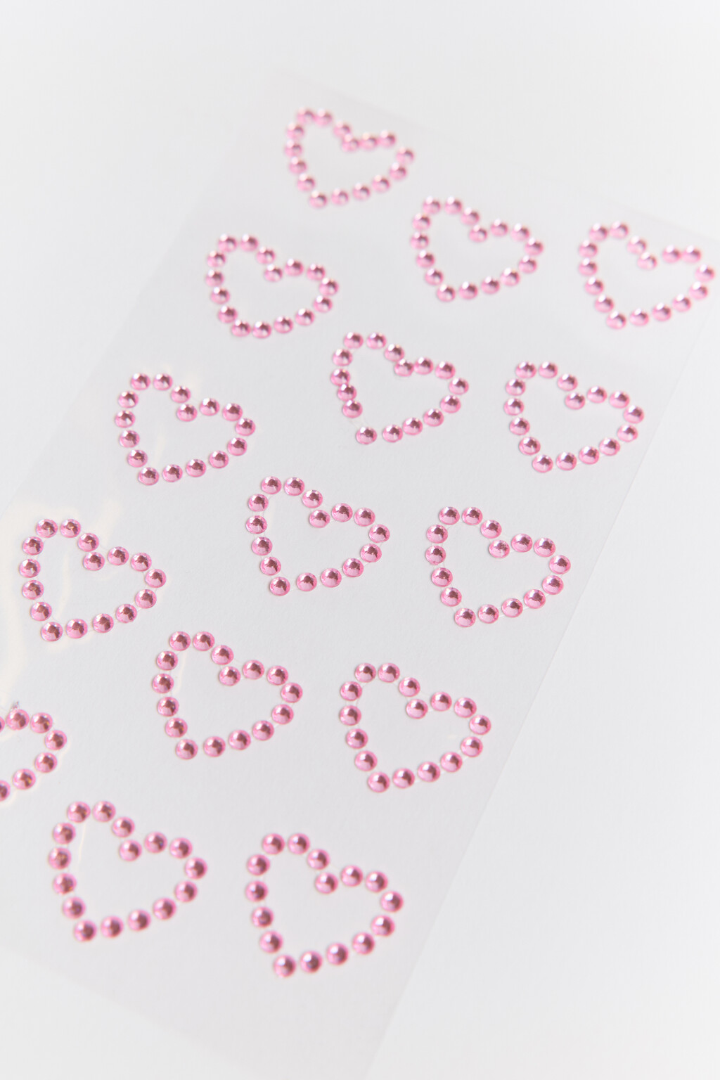 Набор наклеек-страз для тела - цвет розовый - 2