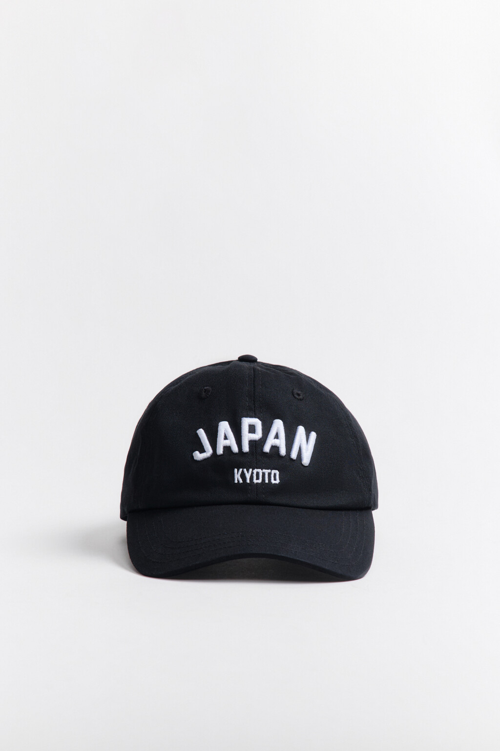 Бейсболка хлопковая с вышивкой - цвет черный - 2