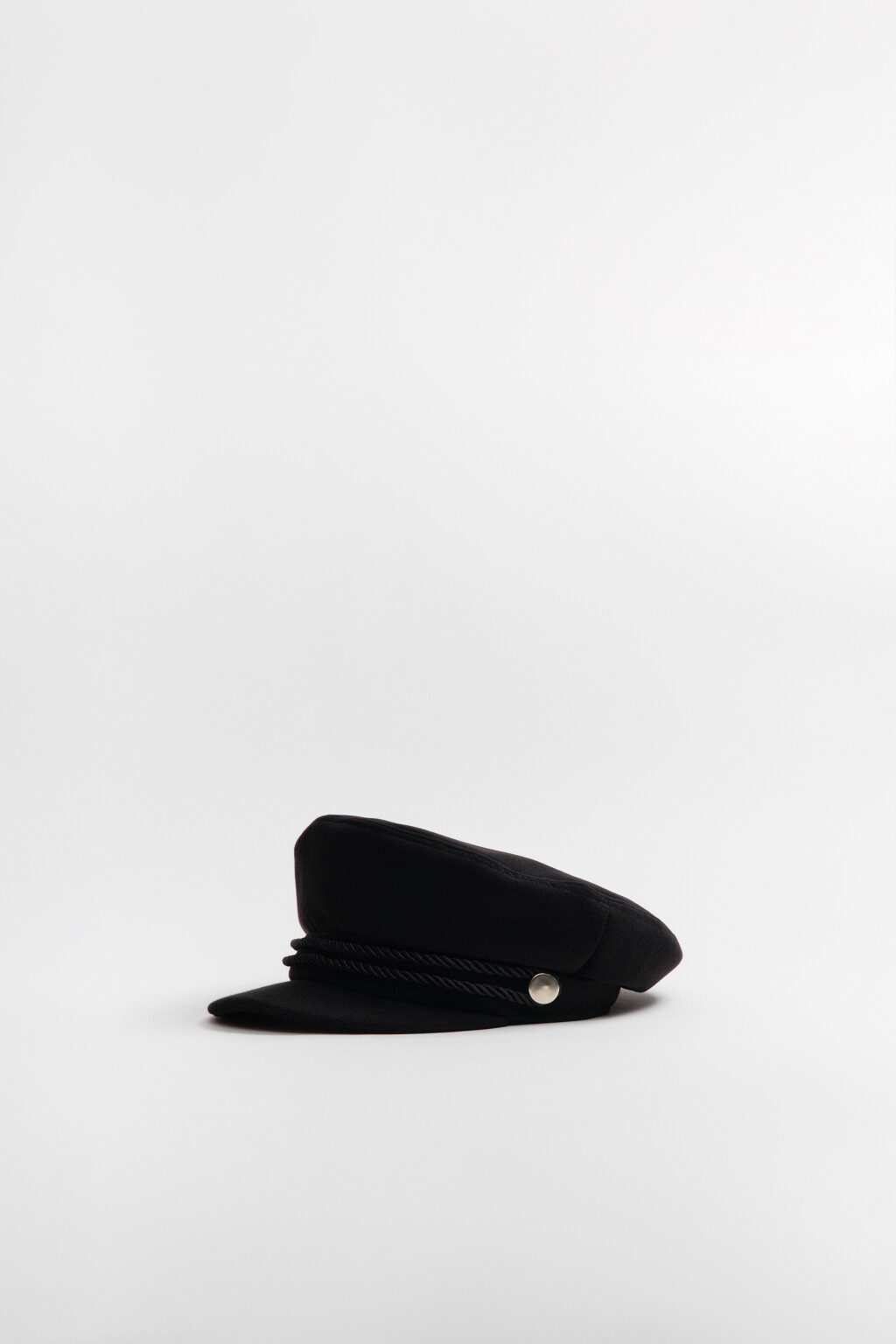 Кепи с декором из корда - цвет черный - 2