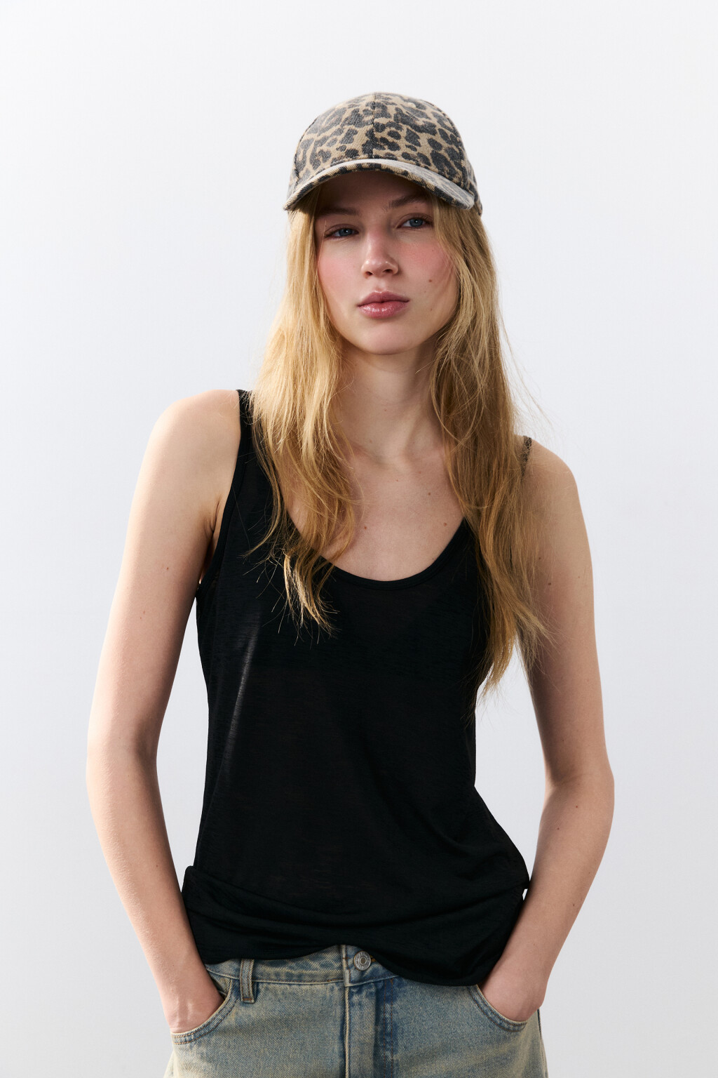 Бейсболка с леопардовым принтом - цвет мультиколор - 2