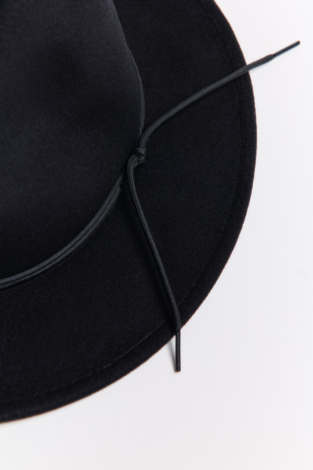 Шляпа-федора фетровая - цвет черный - 2