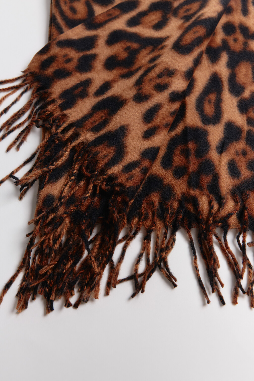 Шарф с леопардовым принтом - цвет мультиколор - 2