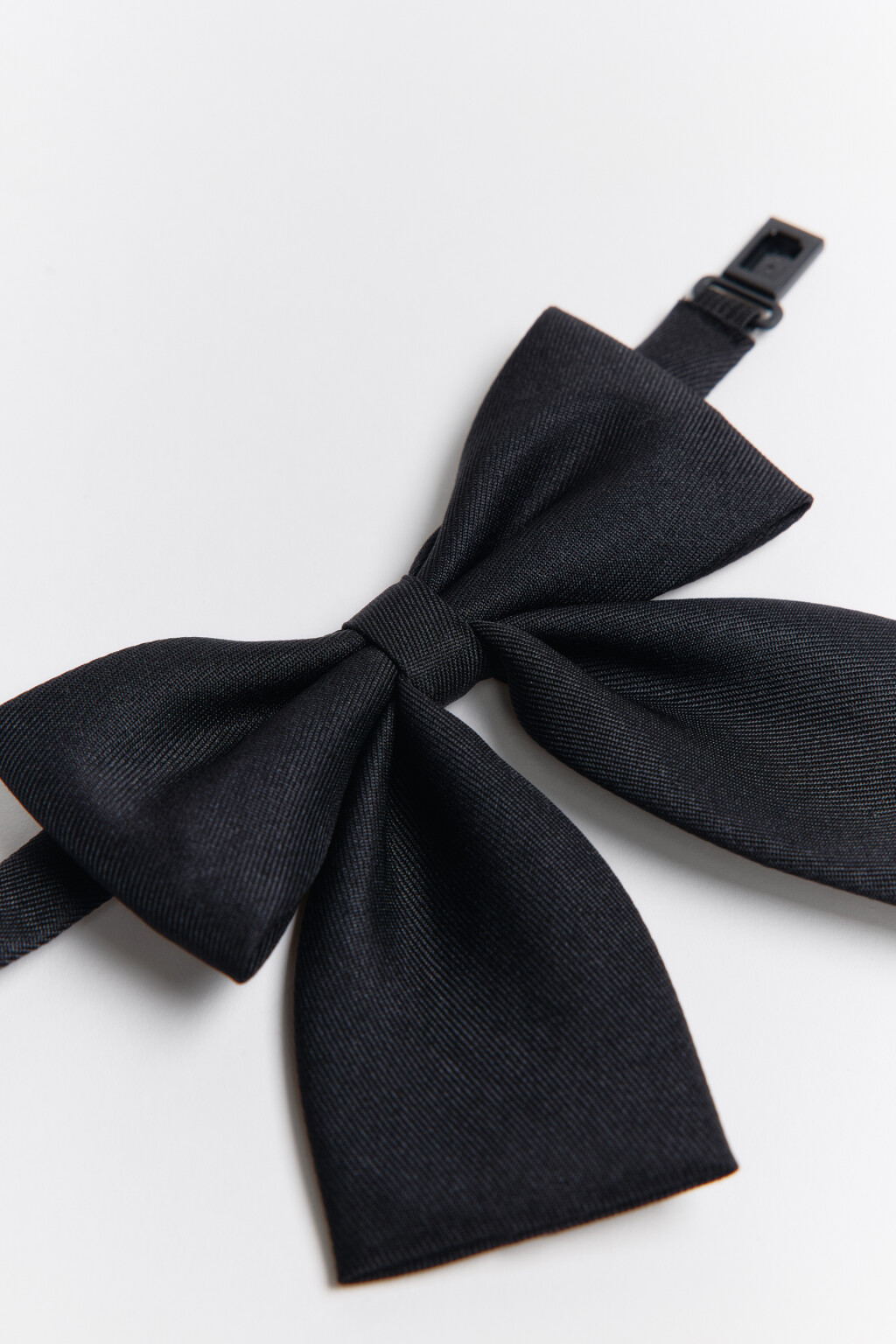 Галстук-бант с пряжкой - цвет черный - 2