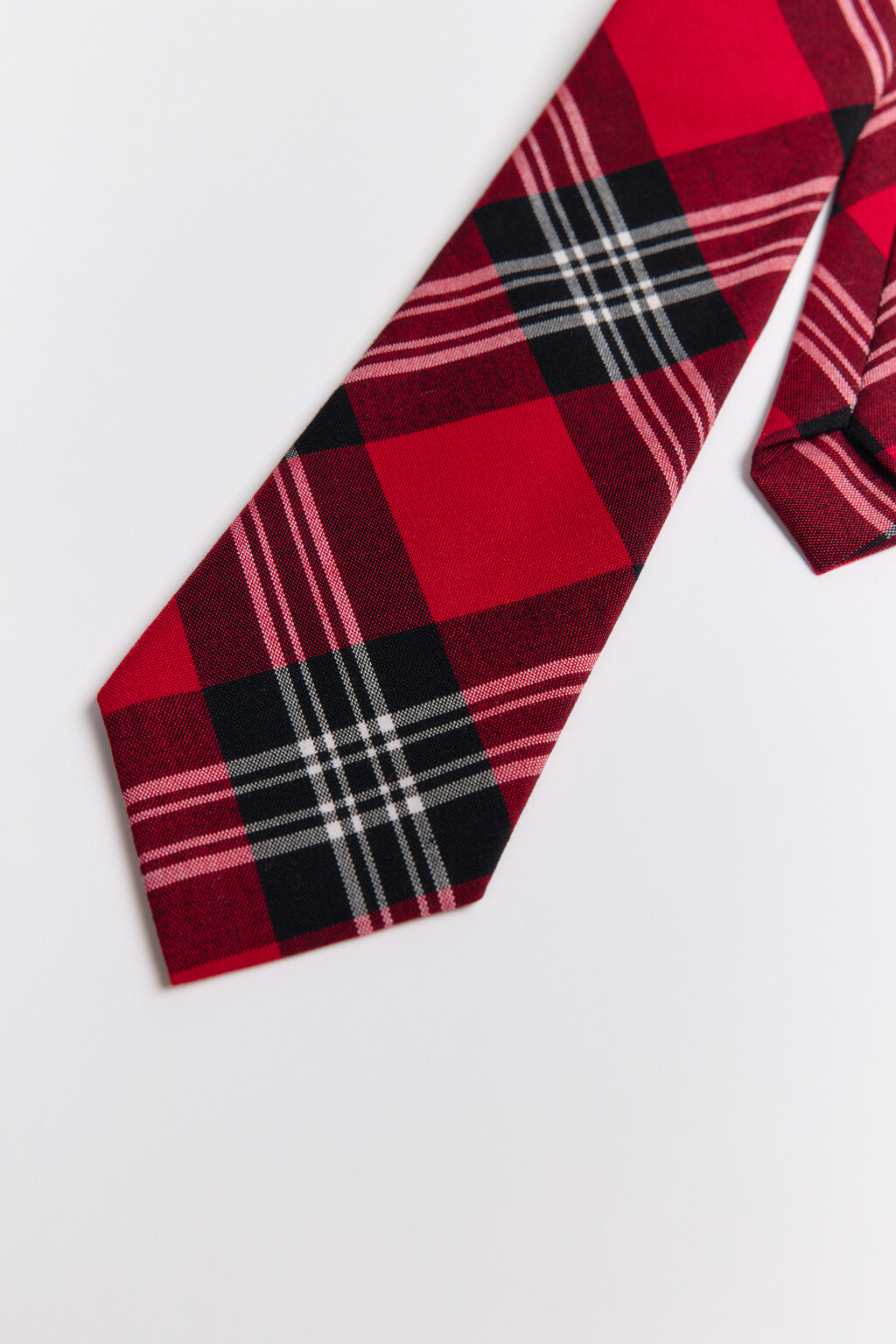 Галстук с принтом в клетку - цвет мультиколор - 4