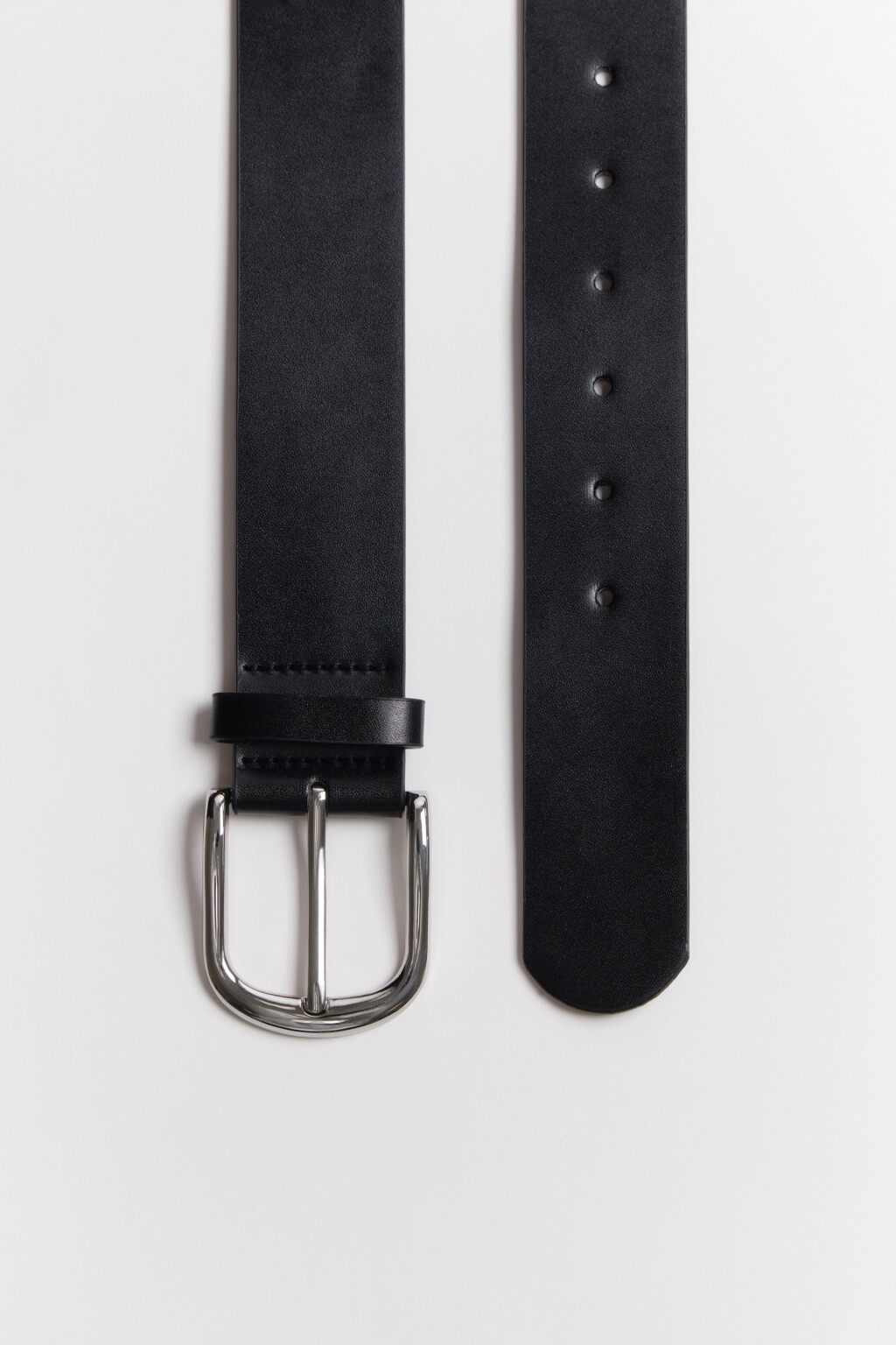 Ремень брючный классический - цвет черный - 2