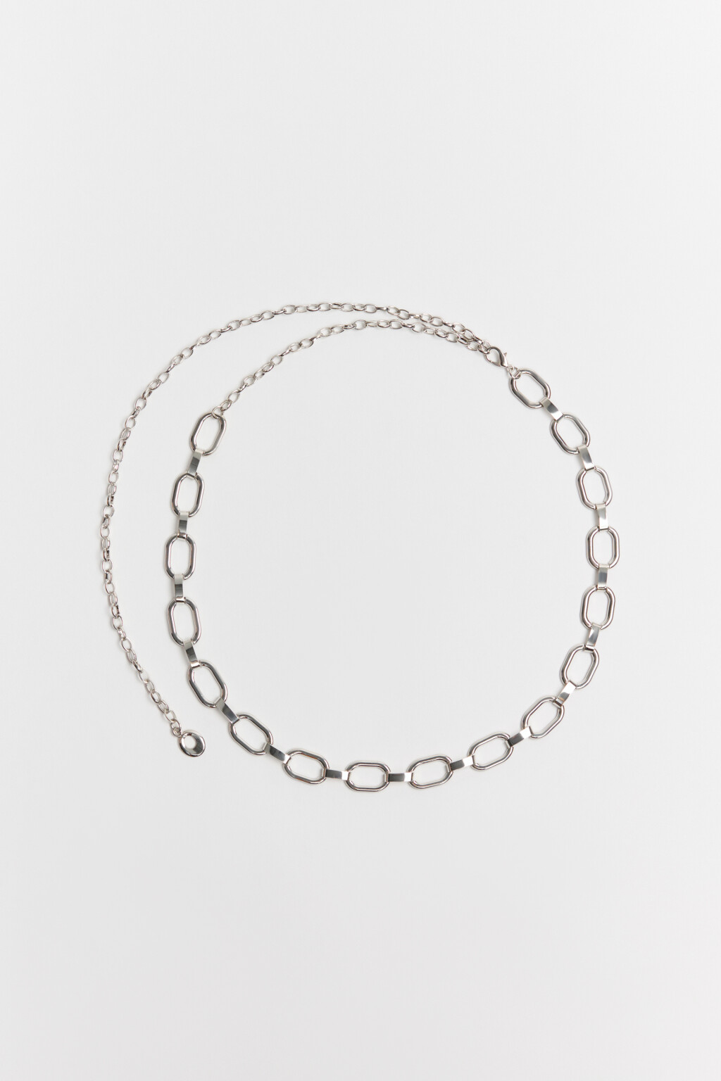Цепь на бедра с крупными звеньями - цвет серый - 3