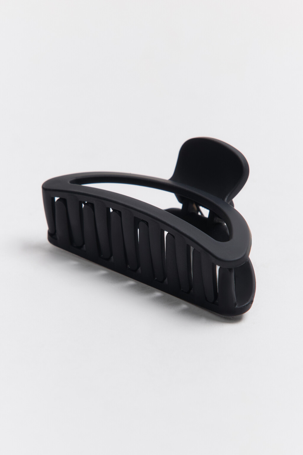 Заколка-краб для волос - цвет черный - 2