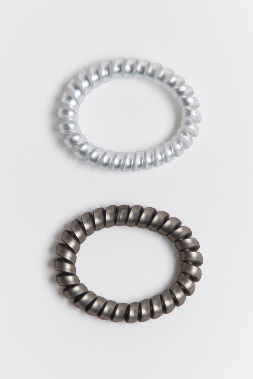 Набор резинок-спиралек для волос (2 штуки) - цвет мультиколор - 1