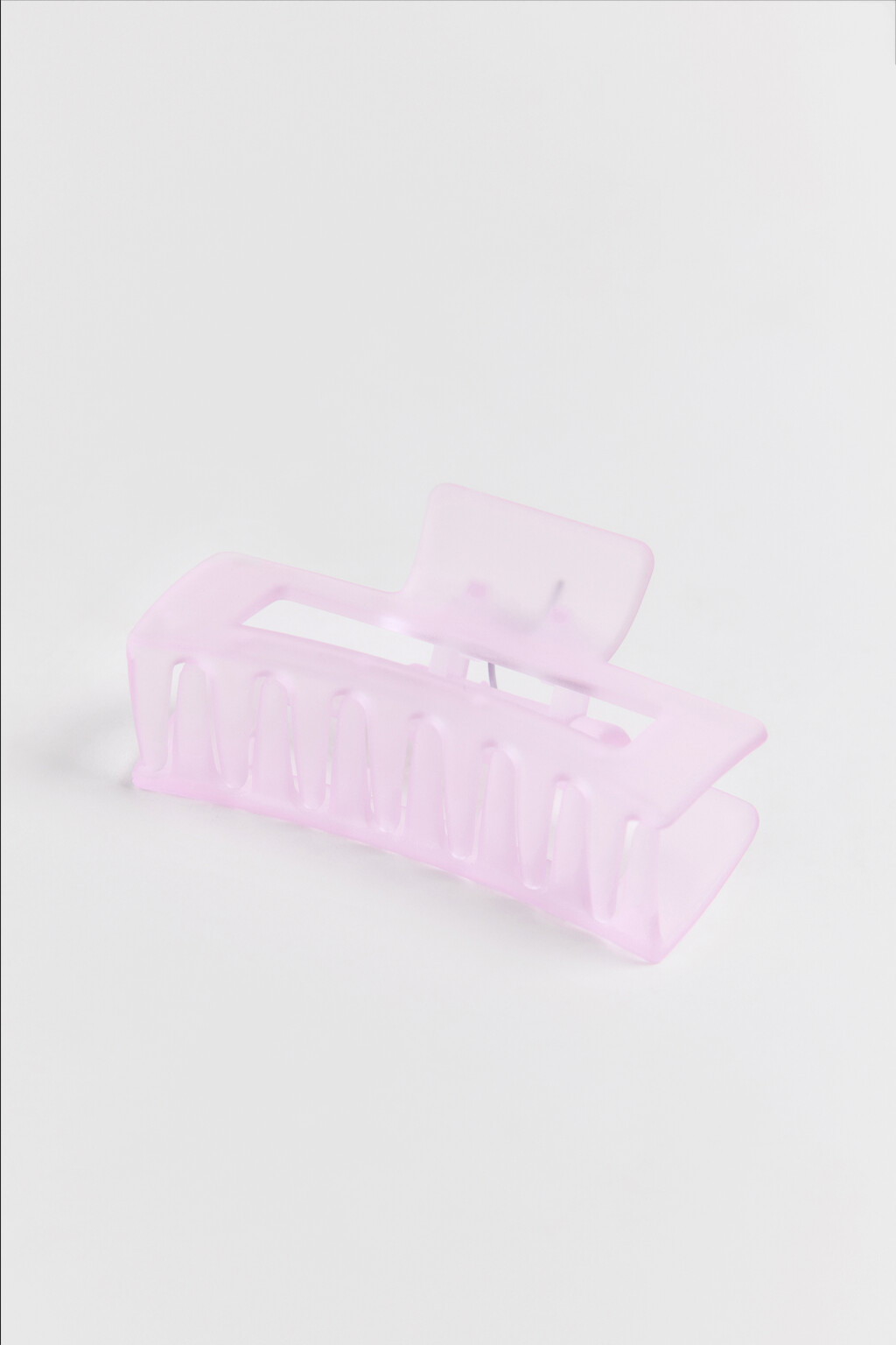 Заколка-краб прямоугольная - цвет мультиколор - 2