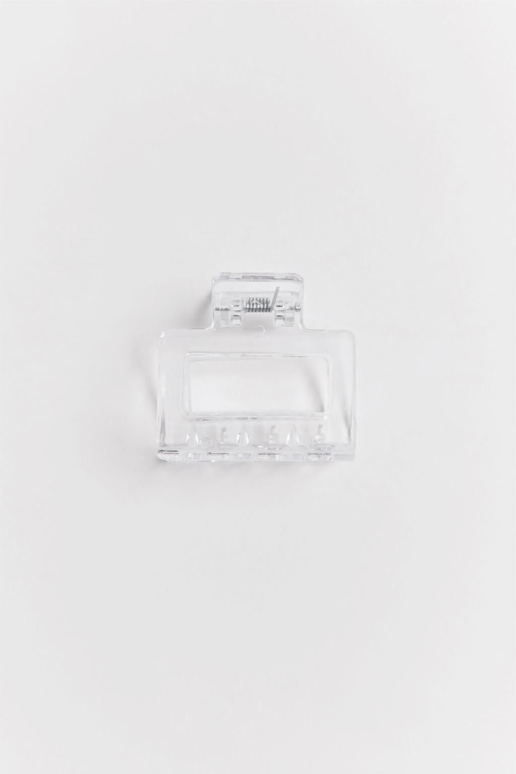 Заколка-краб квадратная - цвет мультиколор - 1