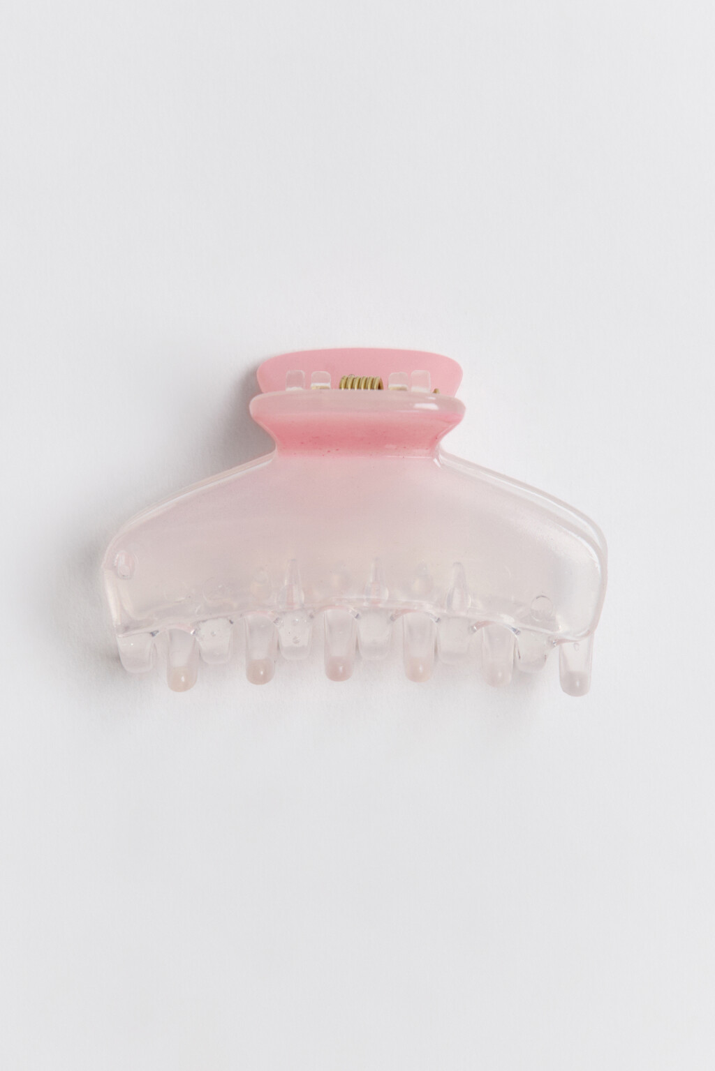 Заколка-краб с градиентом - цвет розовый - 1