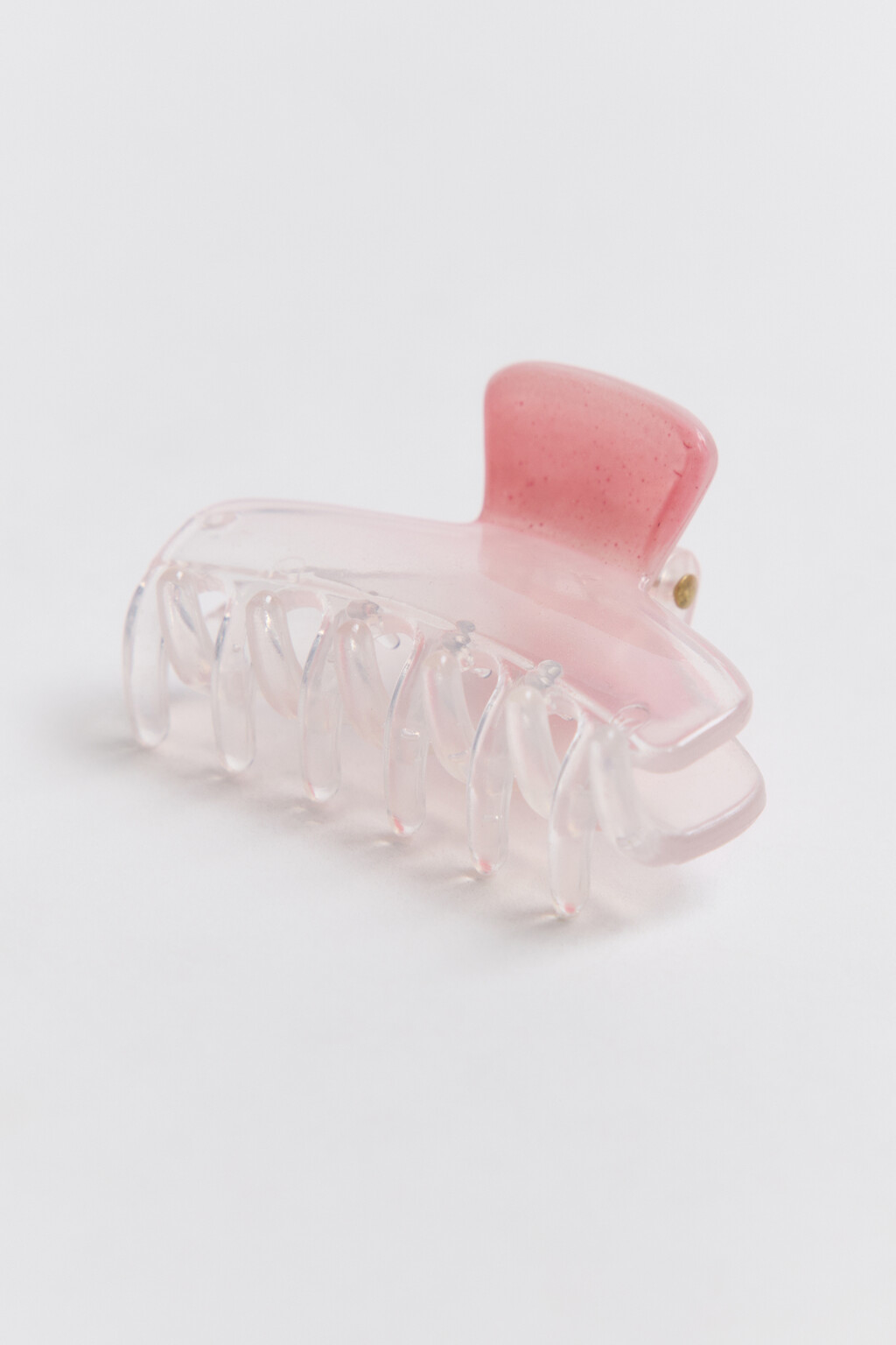 Заколка-краб с градиентом - цвет розовый - 2