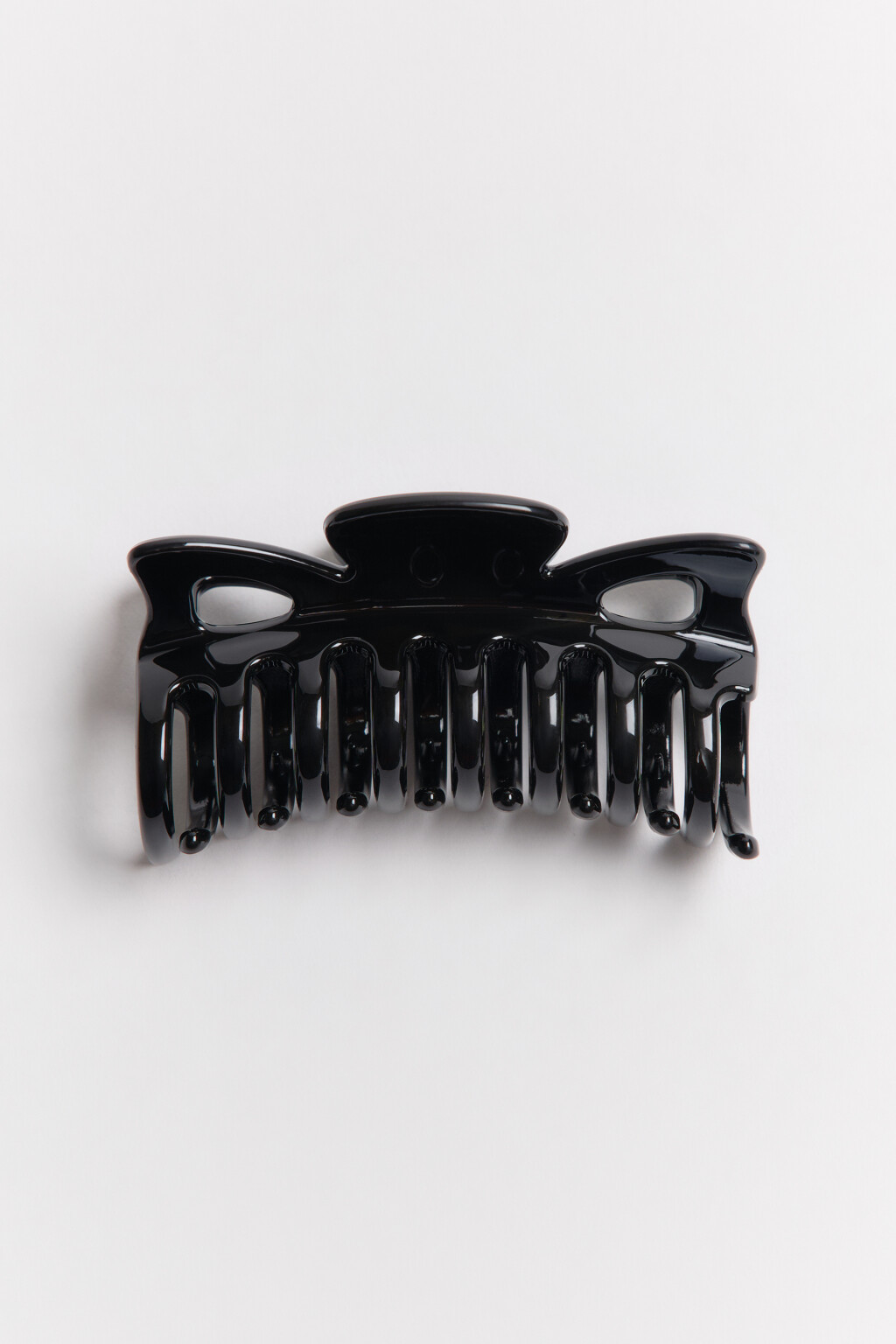 Заколка-краб для волос с бантом - цвет голубой - 1