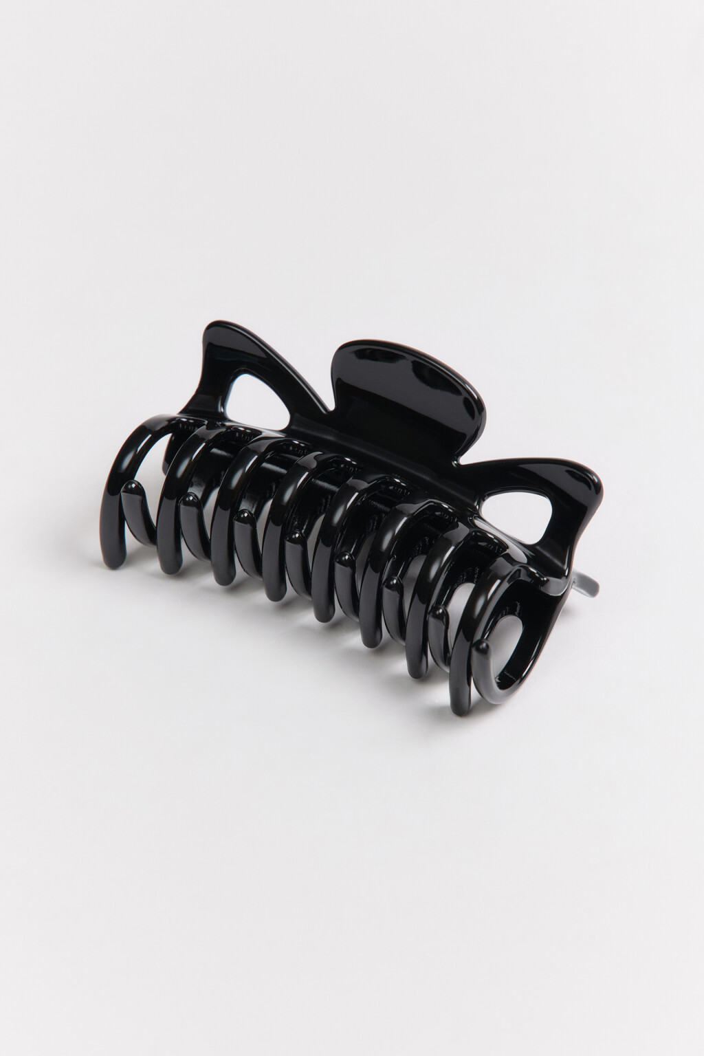 Заколка-краб для волос с бантом - цвет голубой - 2