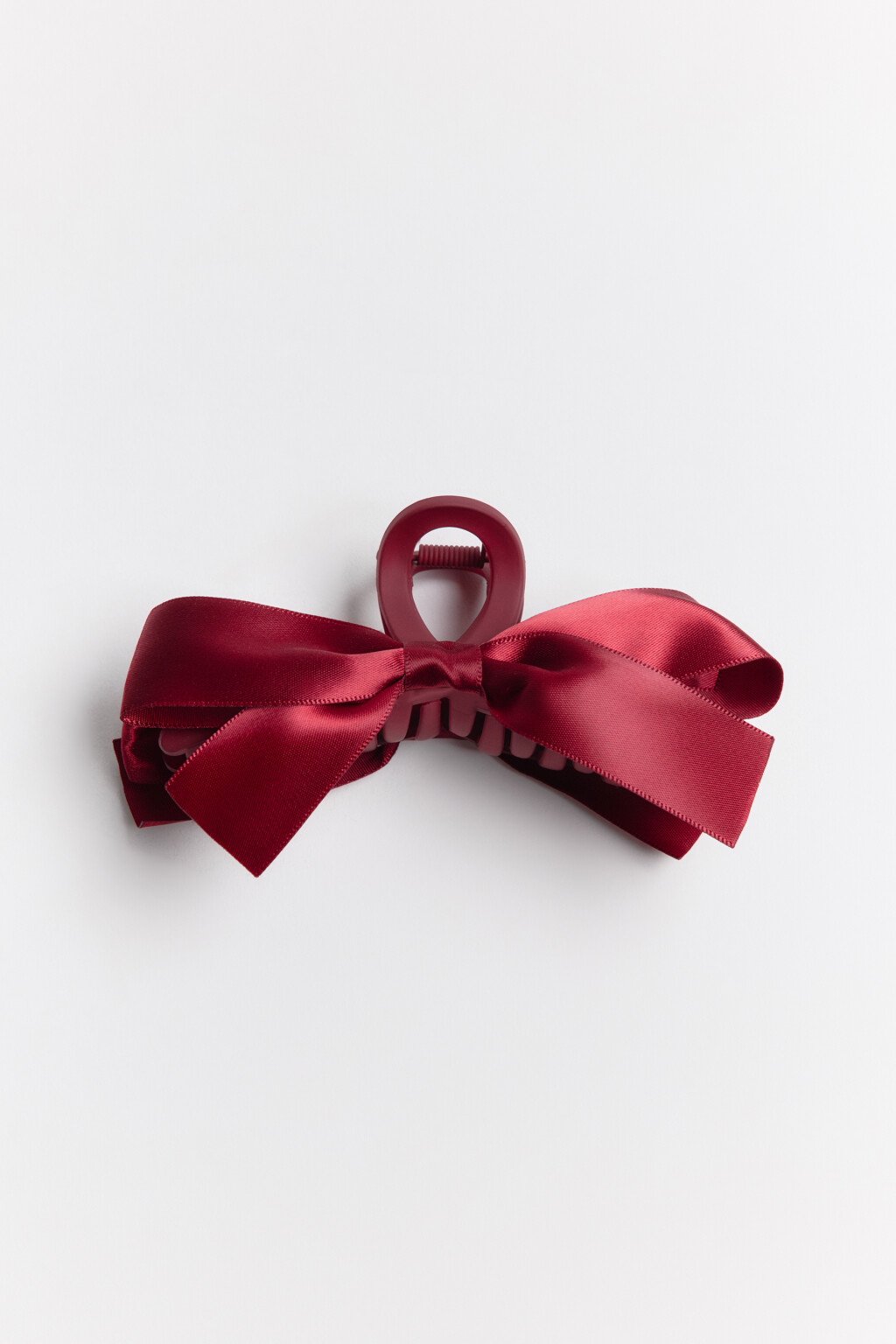 Заколка-краб с атласными бантами - цвет мультиколор - 1