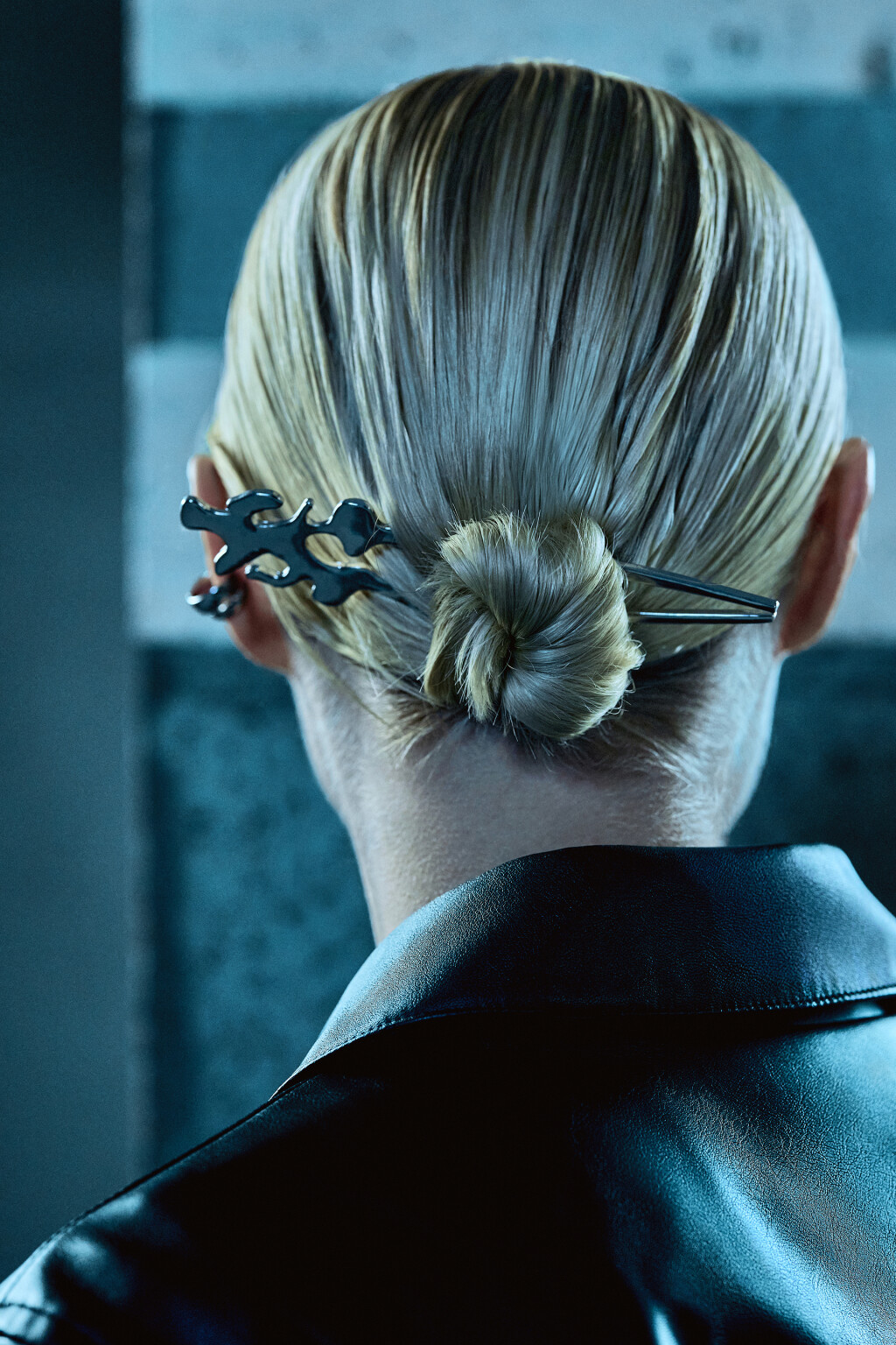 Заколка-шпилька серебристая - цвет мультиколор - 2