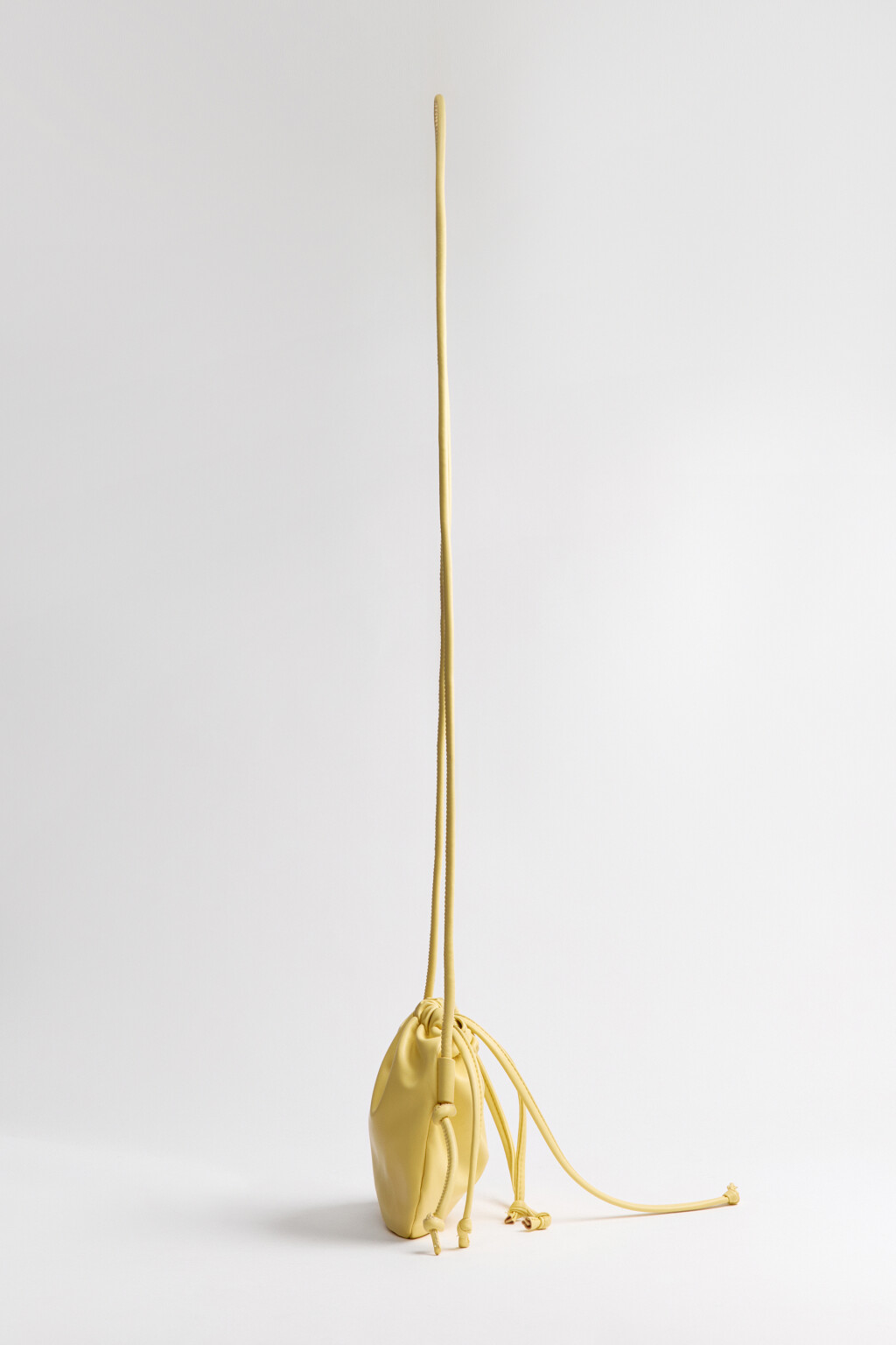 Сумка-мешочек с завязками - цвет желтый - 7