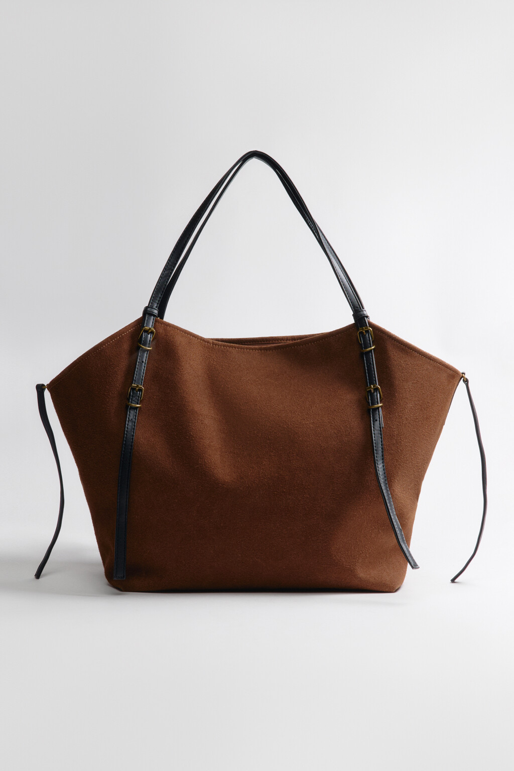 Сумка-тоут с ручками на плечо - цвет коричневый - 5