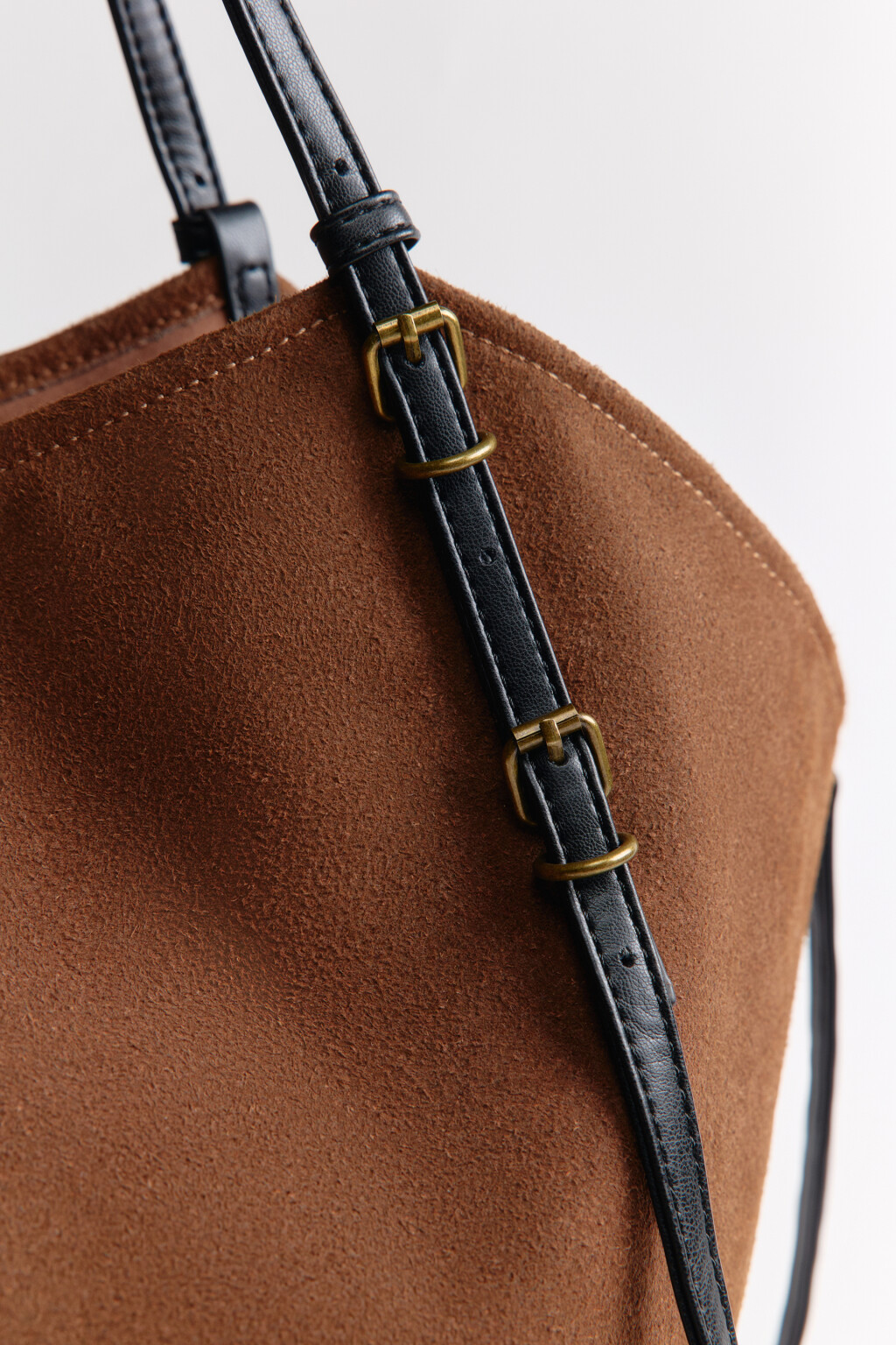 Сумка-тоут с ручками на плечо - цвет коричневый - 9