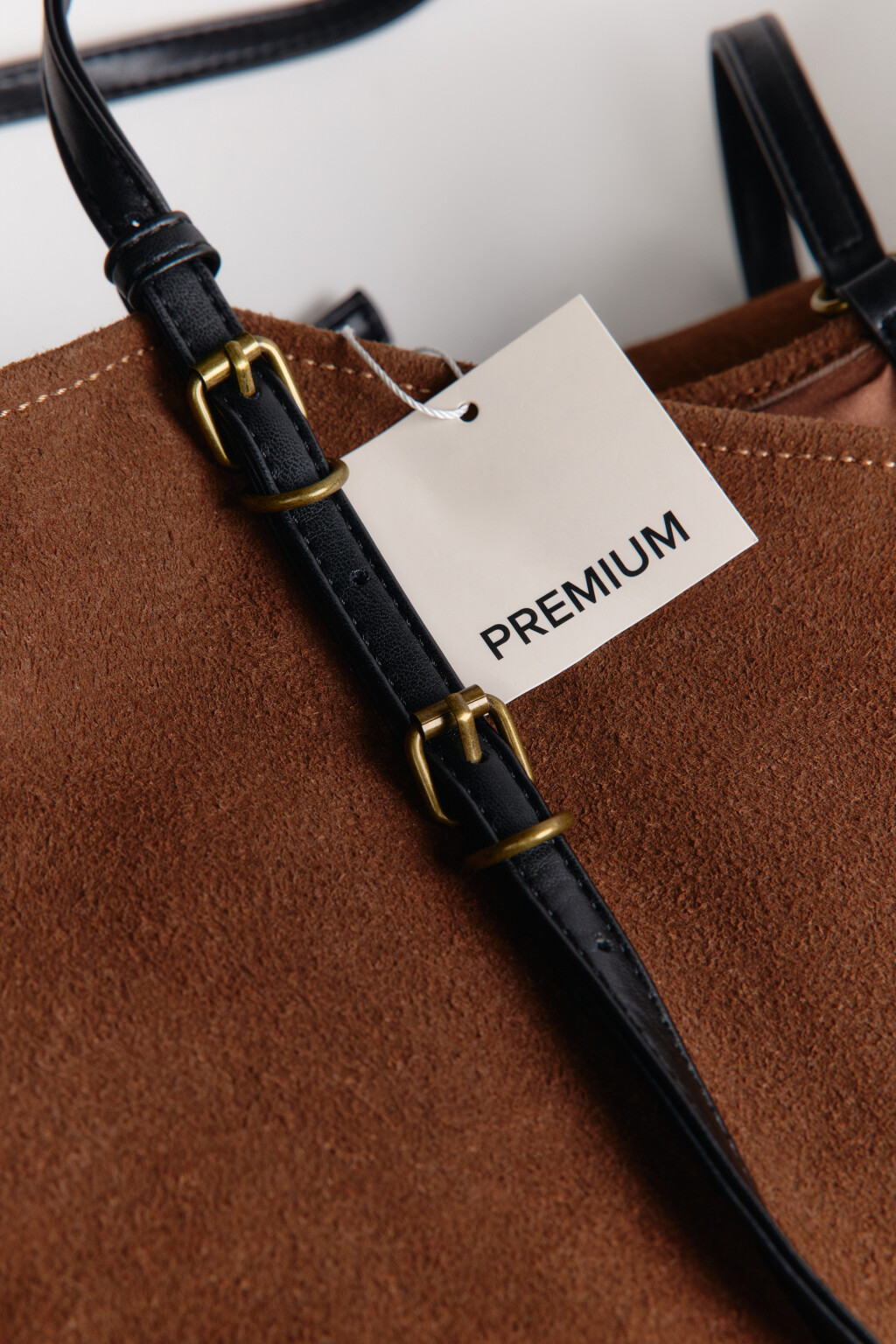 Сумка-тоут с ручками на плечо - цвет коричневый - 10