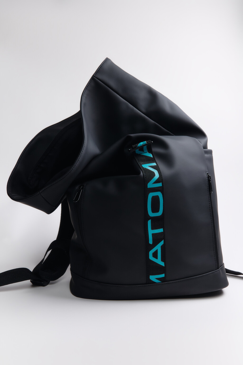 Рюкзак-мешок с надписью - цвет серый - 2