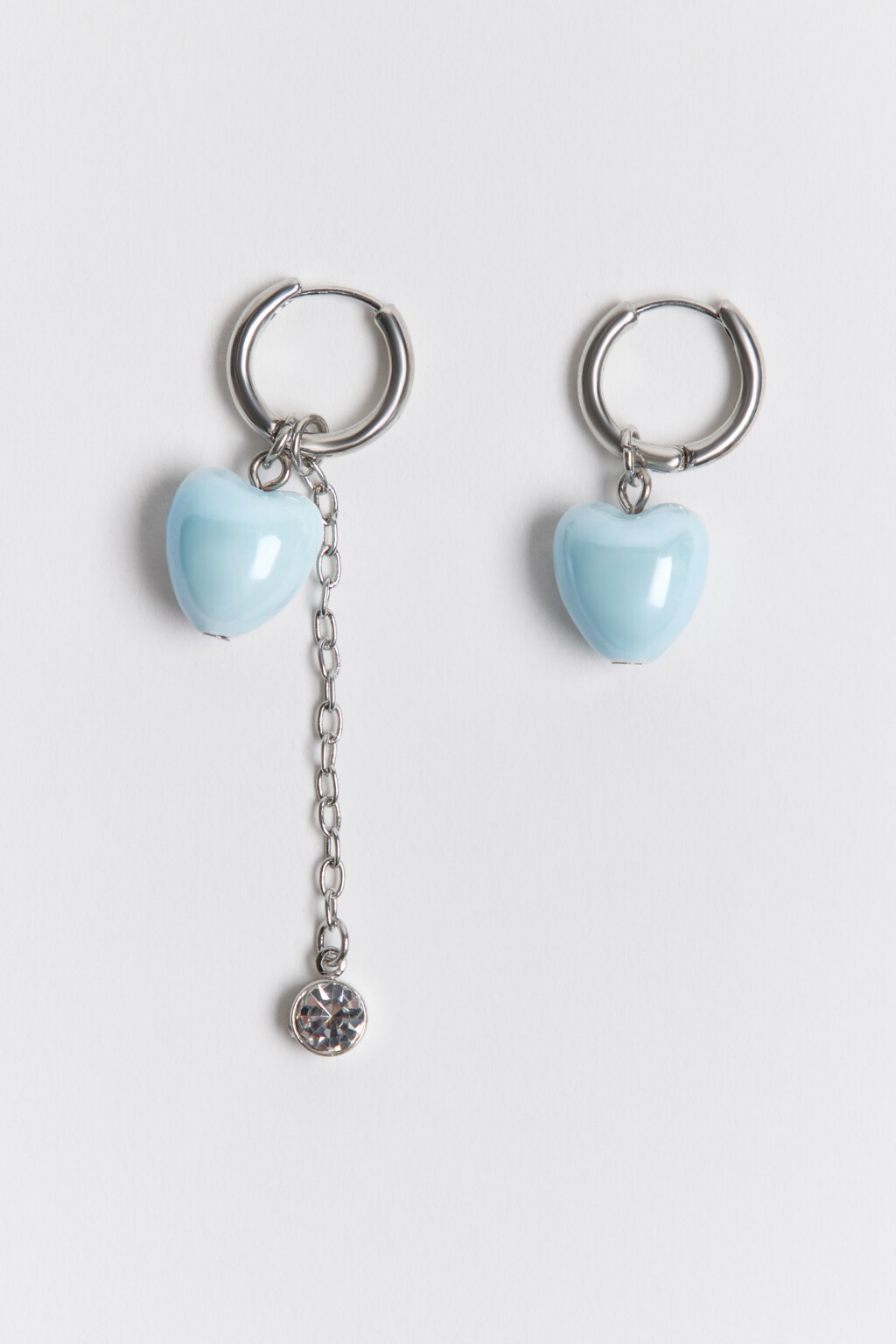 Серьги-конго с жемчужными подвесками - цвет черный - 1