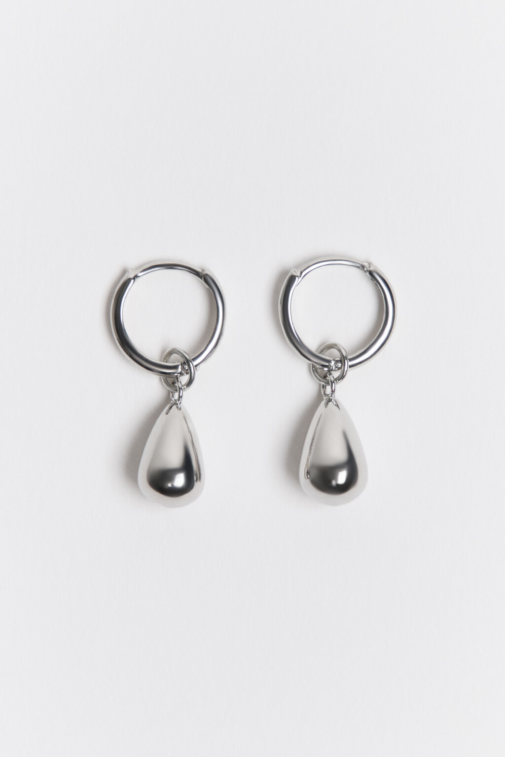 Серьги-конго с подвесками - цвет серый - 2