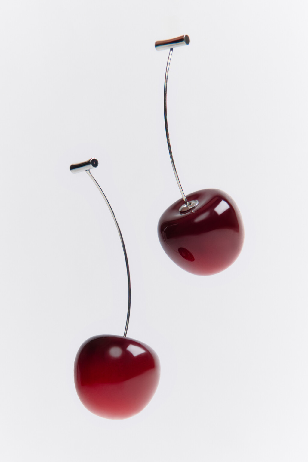 Серьги в виде вишенок - цвет мультиколор - 2