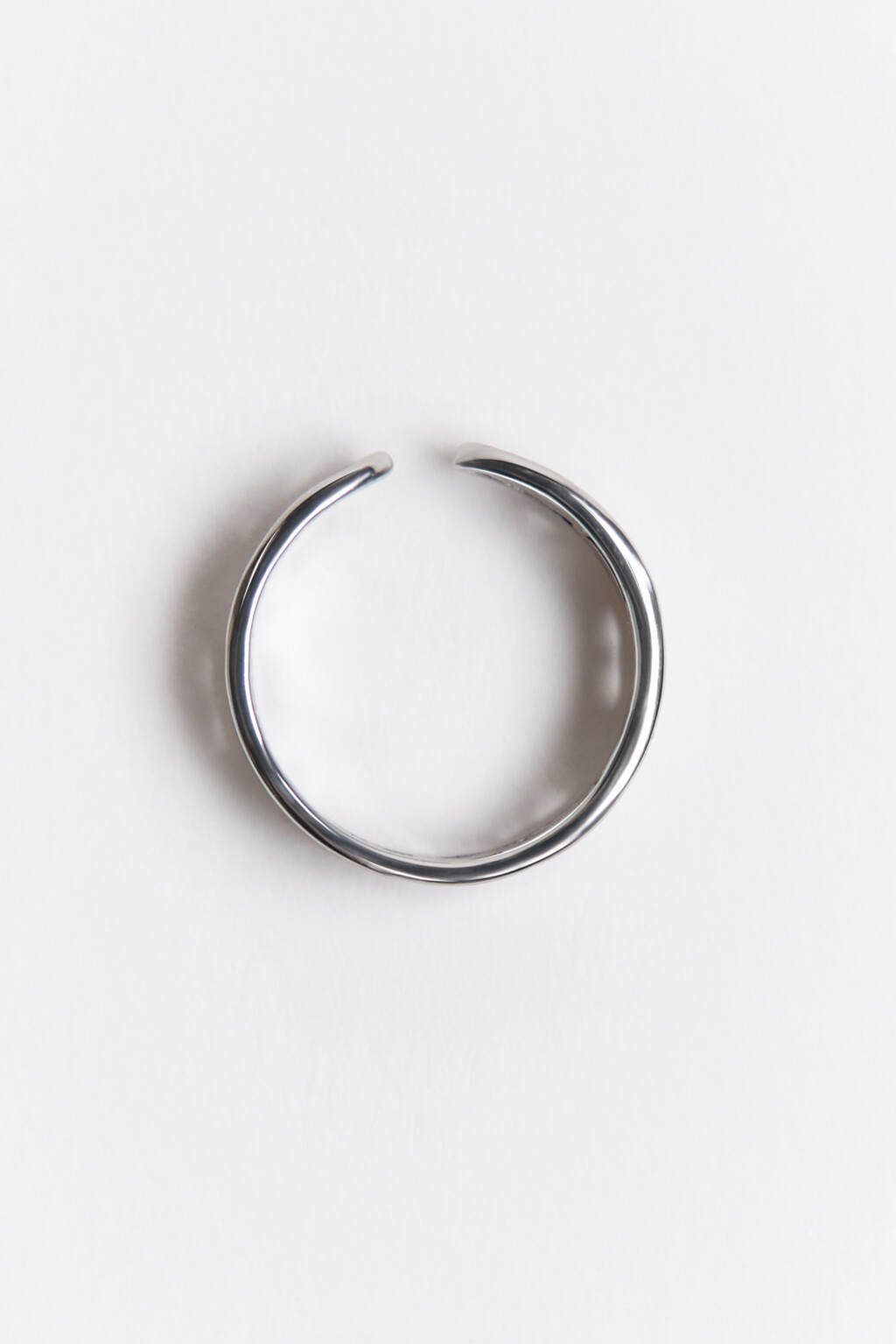 Кольцо с сердцами - цвет серый - 2