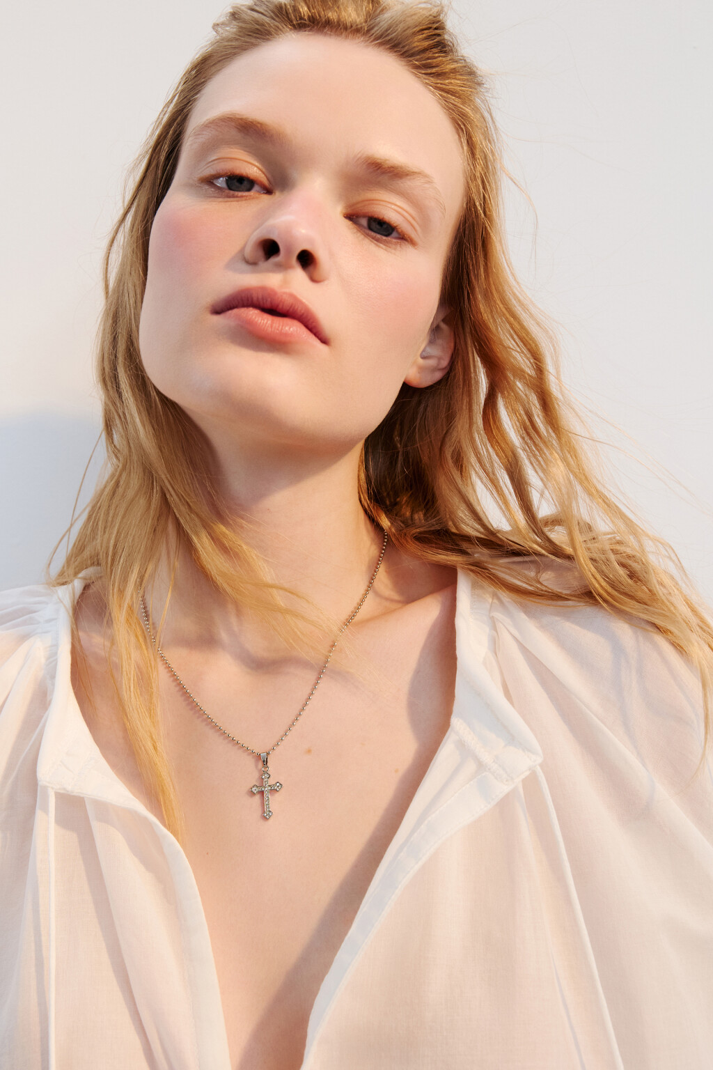 Шейное украшение женское - цвет серый - 2