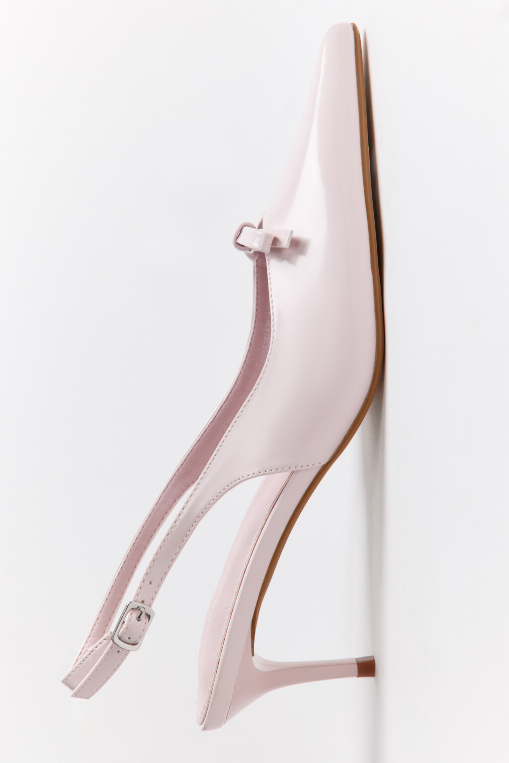 Туфли-лодочки с бантиком - цвет розовый - 4