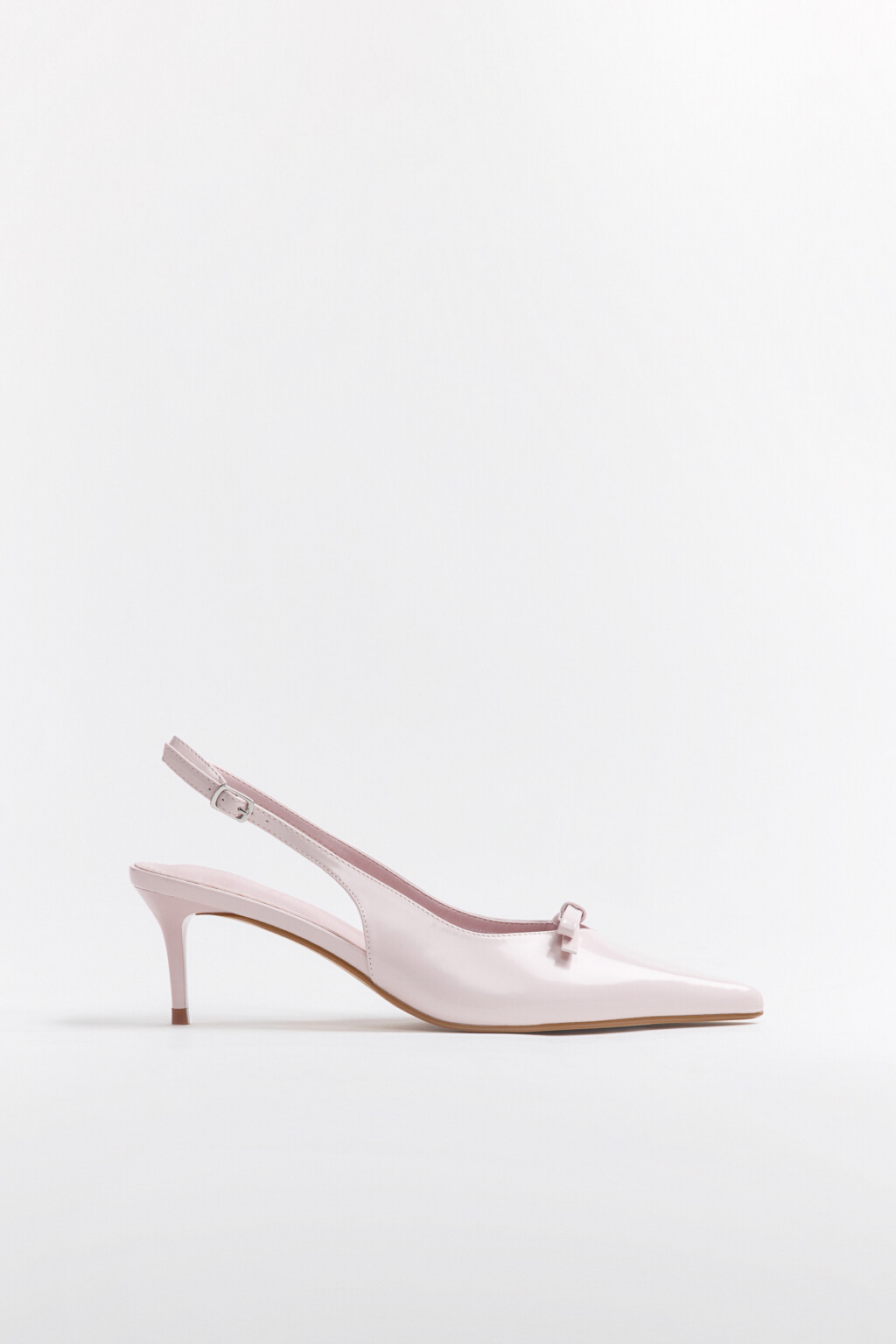 Туфли-лодочки с бантиком - цвет розовый - 6