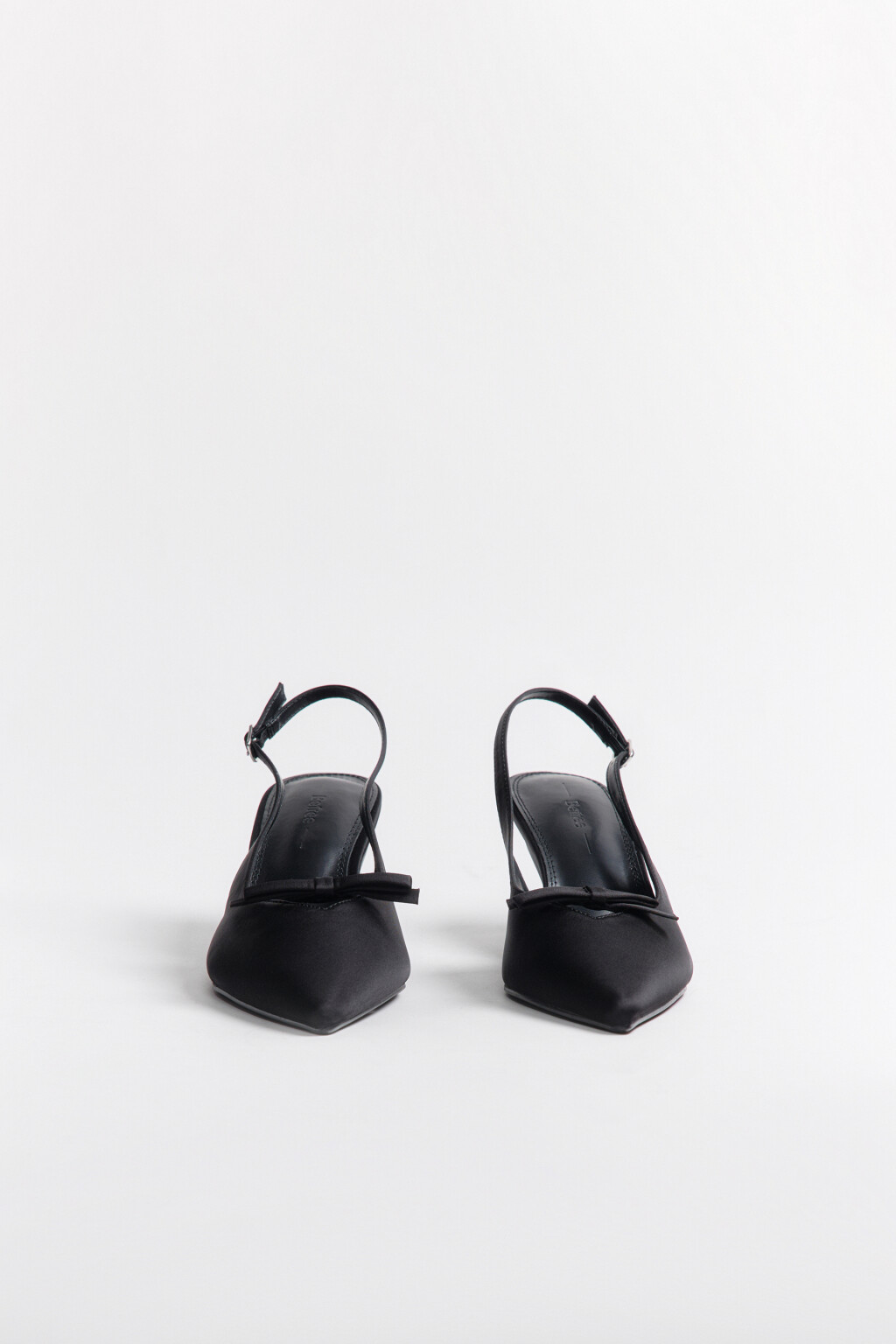 Туфли-лодочки с бантиком - цвет черный - 5