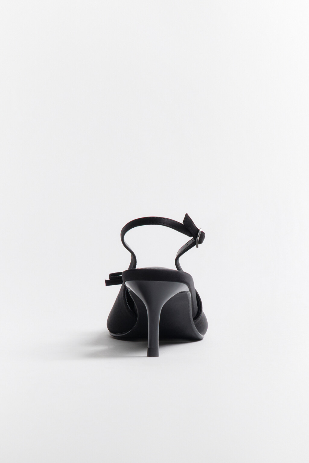 Туфли-лодочки с бантиком - цвет черный - 7