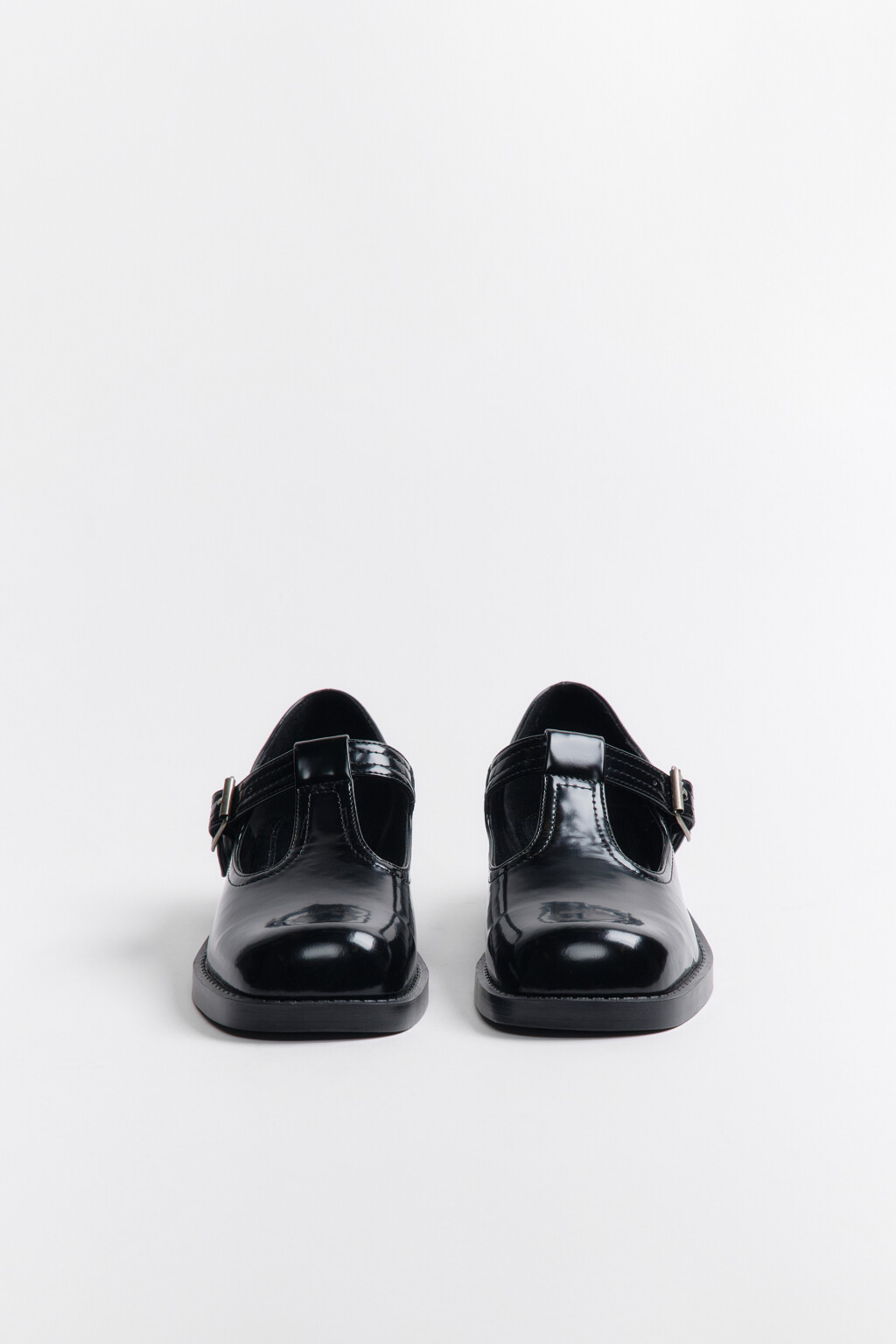Туфли мэри джейн с ремешком - цвет черный - 8