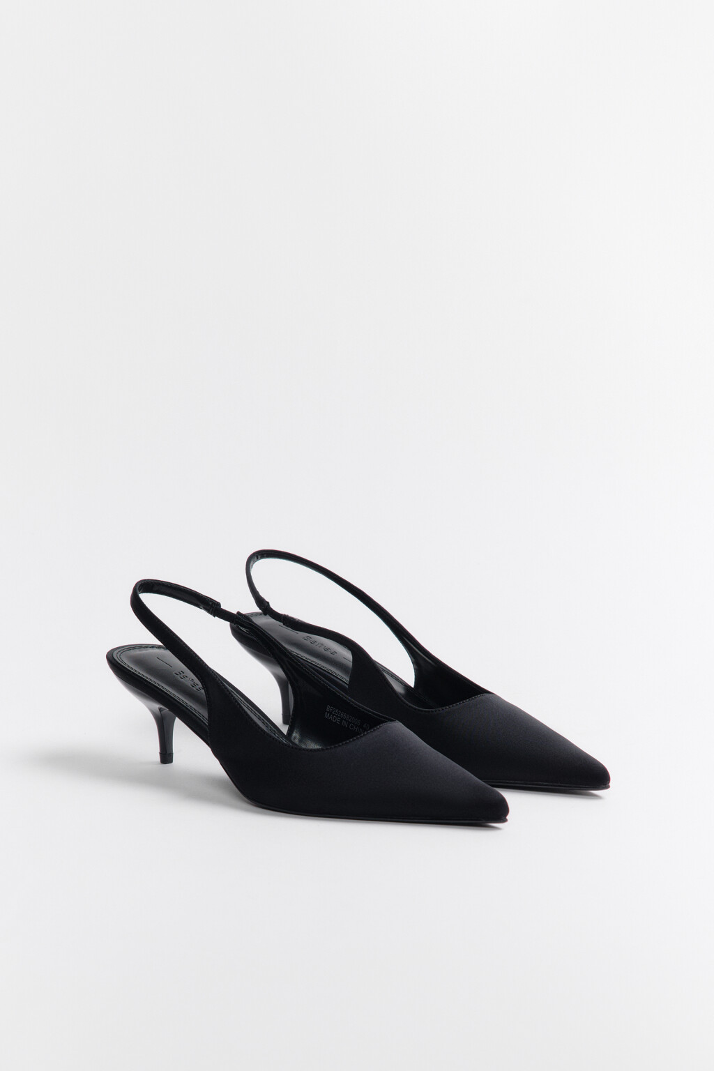 Туфли-слингбэки с острым носом - цвет черный - 7