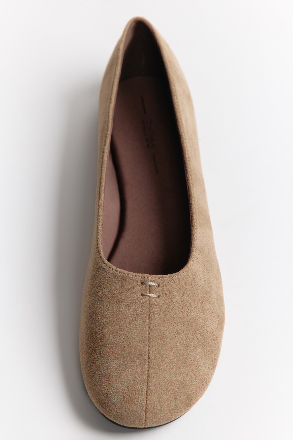 Балетки мягкие с круглым носом - цвет бежевый - 8